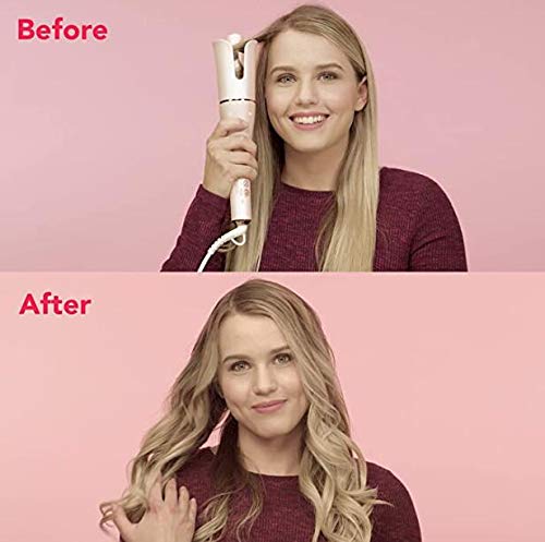 LENA Auto Hair Curling Wand, Professional Hair Curler Iron Styler, Automatic Rotating Styling Tool