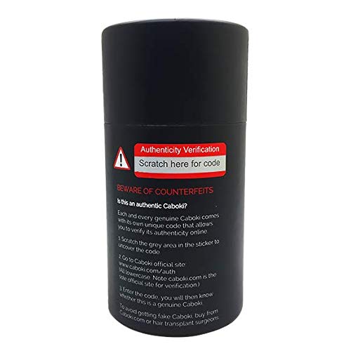 Caboki Hair Loss Concealer. All-Natural Hair Building Fiber. Make Thin Hair Look 10X Fuller