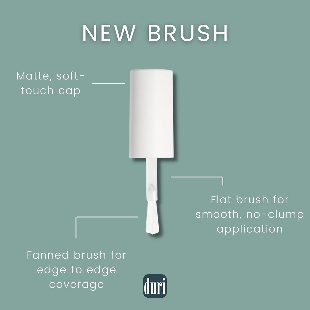 duri Nail Polish, 539 Path Of Light, Rose Gold Metalic, Semi Sheer Coverage, Glossy Finish, Fast