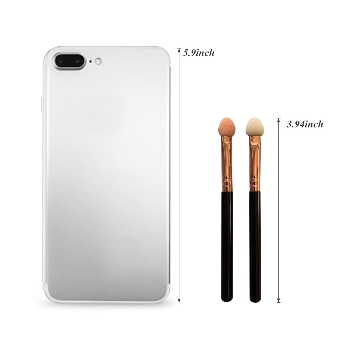 Makeup Brushes Set for Women Professional,UorPoto 10Pcs Sponge Eyeshadow Brush Sets Applicator