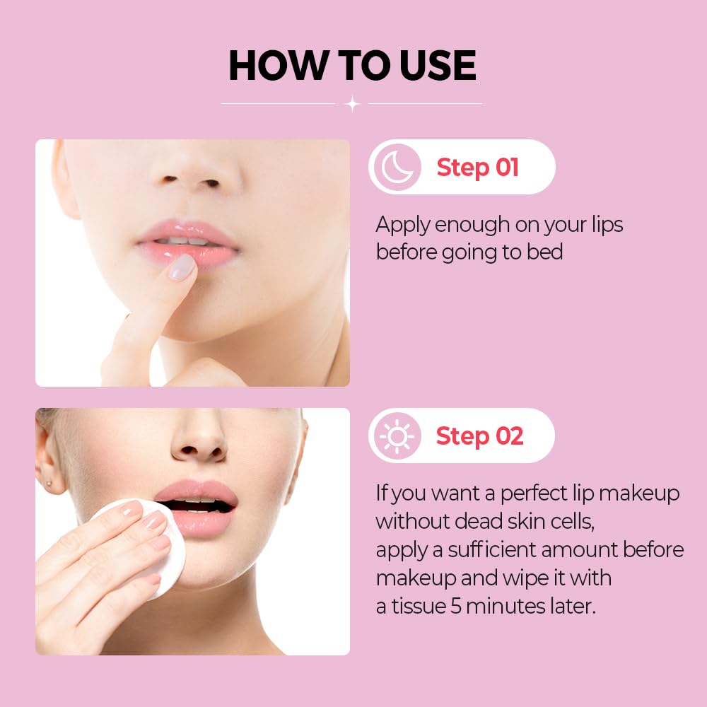 Klavuu Lip Mask Set (2PCS) – Overnight Deep Hydrating Korean Lip Balm Treatment for Very Dry