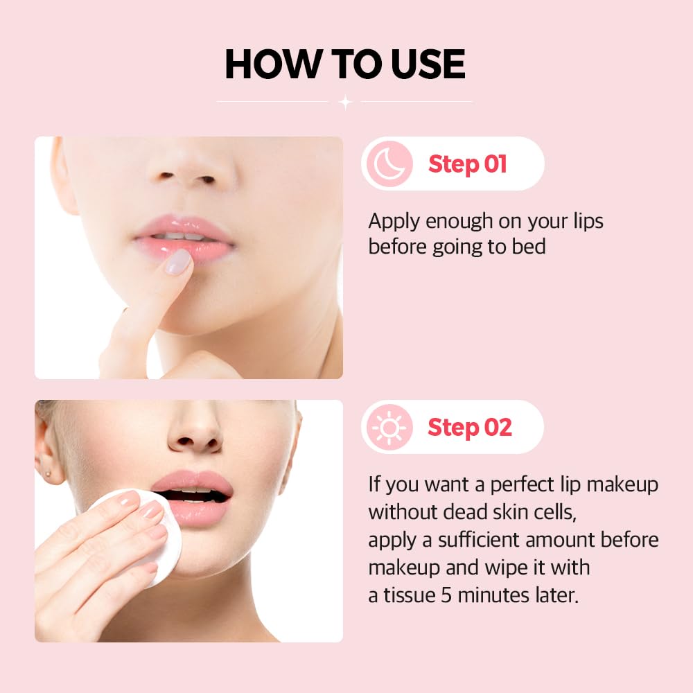 Klavuu Lip Mask Sleeping Pack (0.7oz) – Overnight Deep Hydrating Korean Lip Balm Treatment for Very
