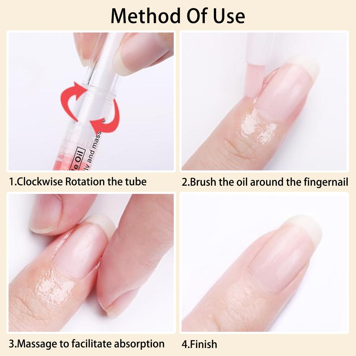 2pcs Cuticle Oil Pen Nourishing for Nails Hydrating Nail Cuticle Oil Pen and Cuticles Moisturizing