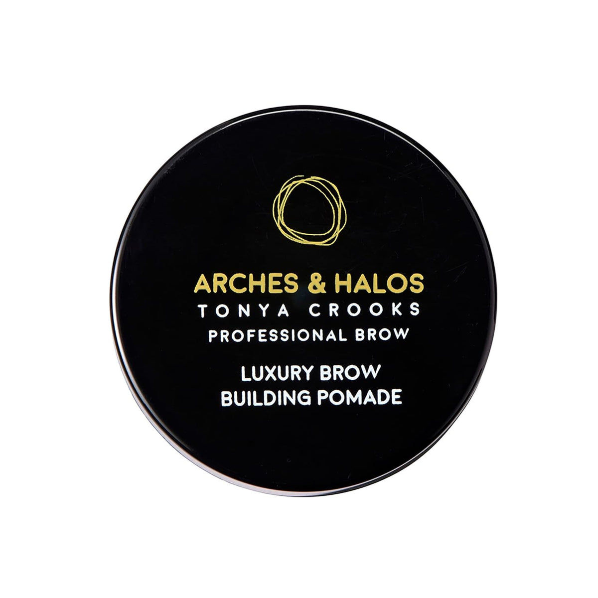 Arches and Halos Luxury Brow Building Pomade - Vegan Eyebrow Pomade - Creamy, Long Wearing Color