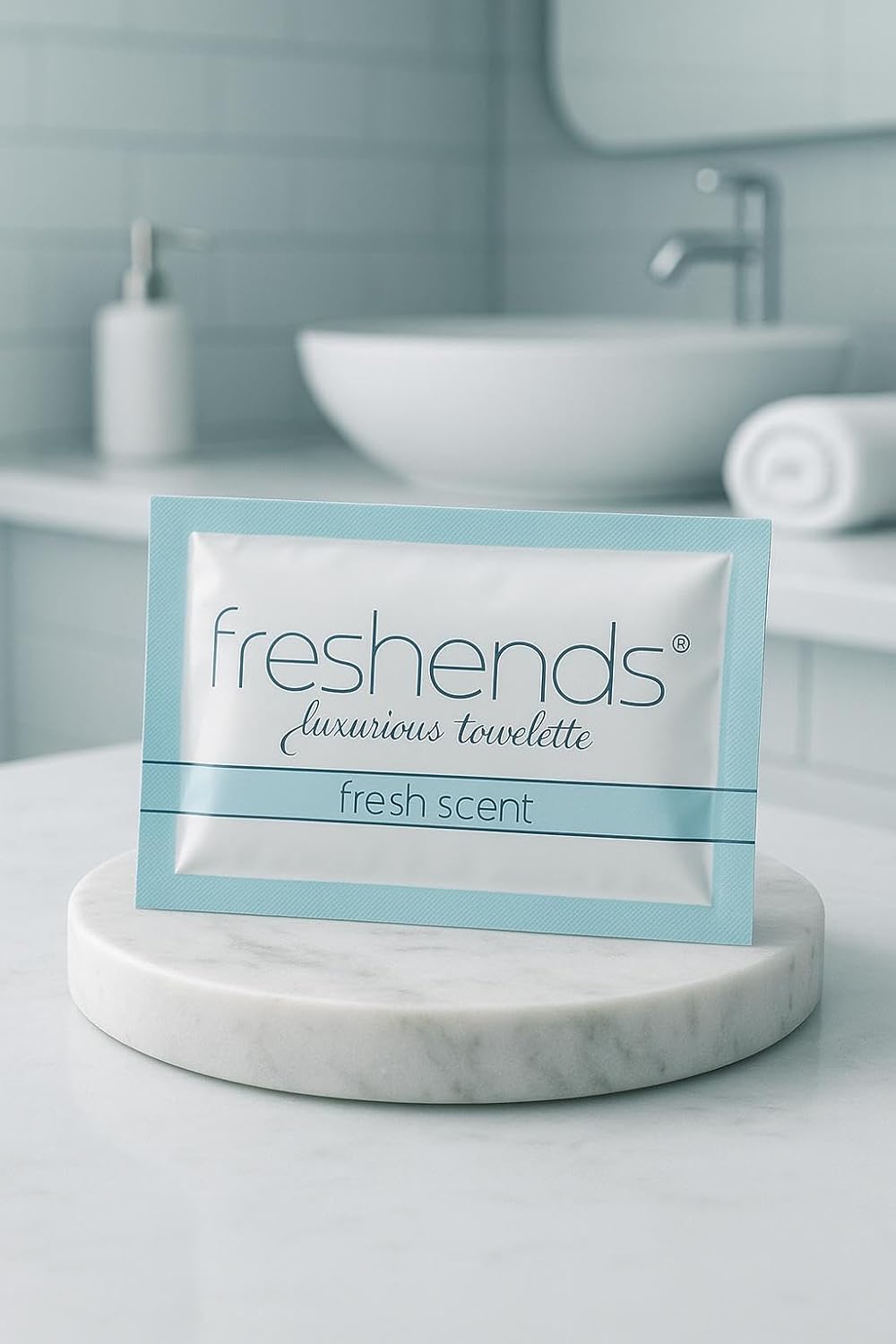 Freshends Flushable Individually Wrapped Wipes – Guest Bathroom Essentials for Weddings