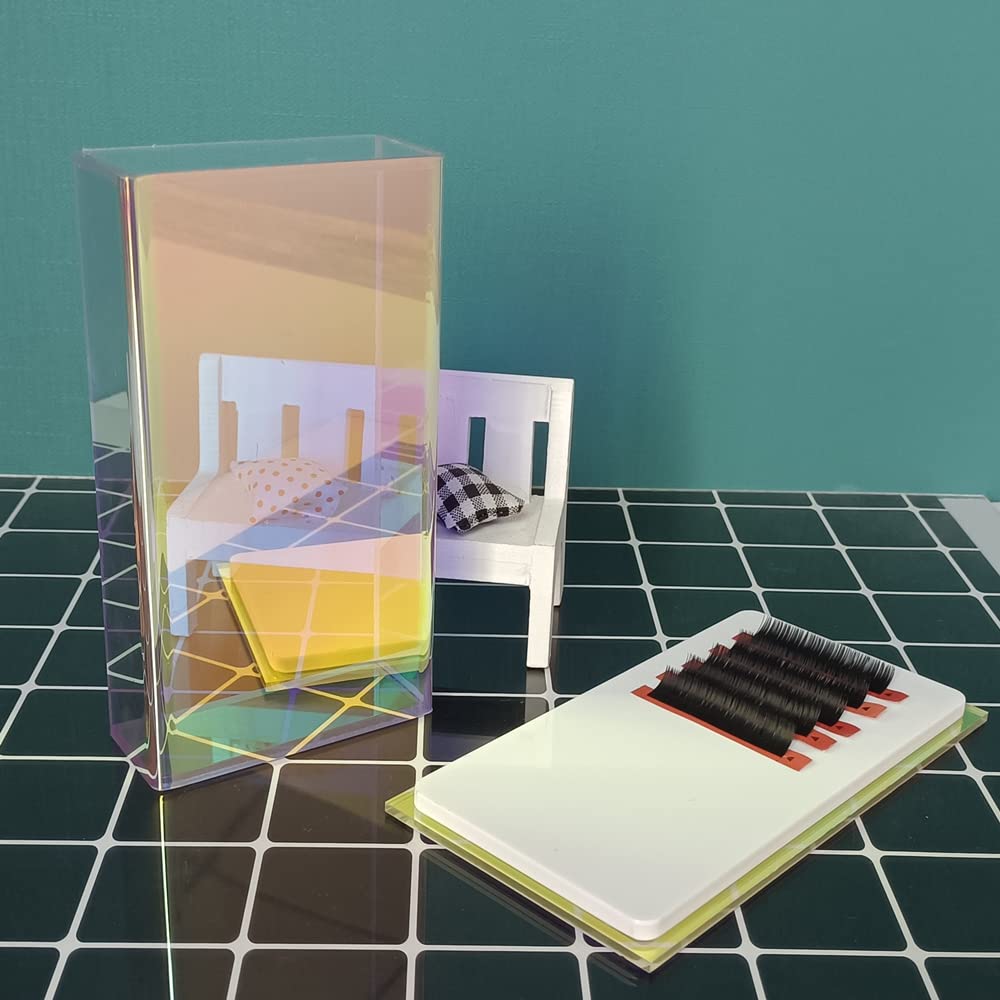Grafting False Eyelash Acrylic Extension Pallet Organizer, Eyelash Extension Glue Tweezers Plate
