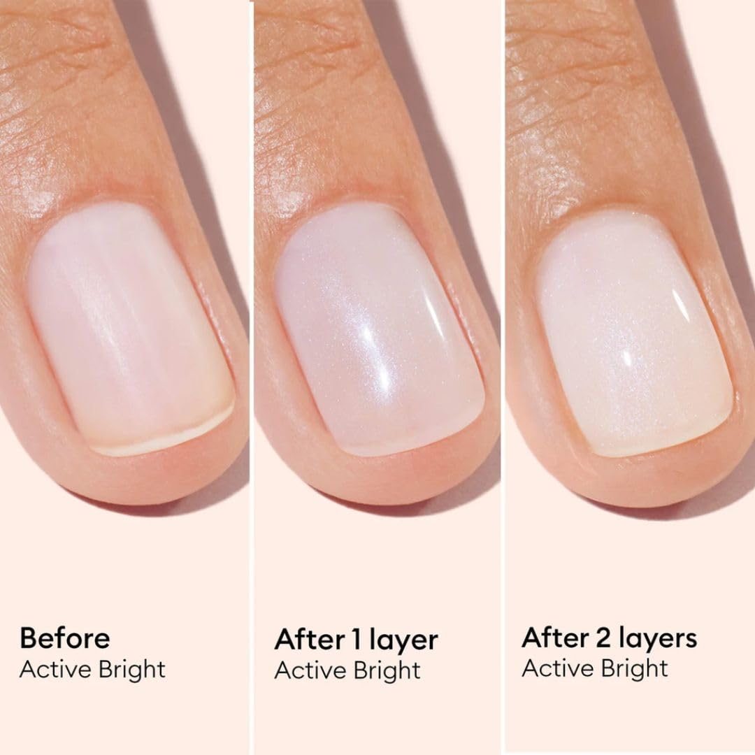 Manucurist Active Bright All in One Nail Perfector: Brightening Treatment Polish & Care - No Lamp