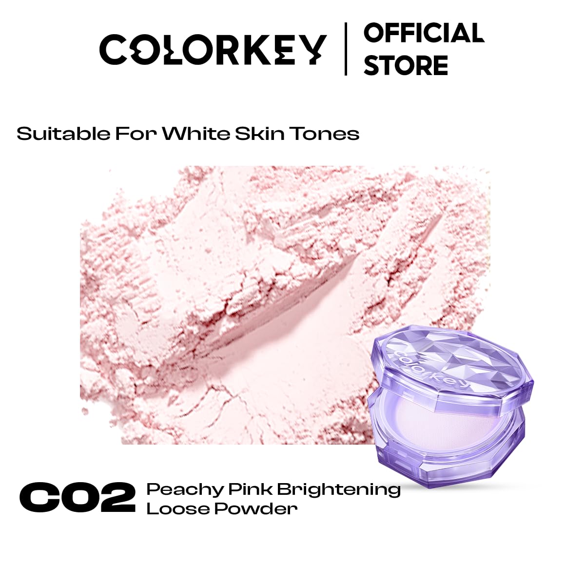 Colorkey Original Setting Loose Powder, Matte Finish, Long-lasting, Oil-control, Waterproof