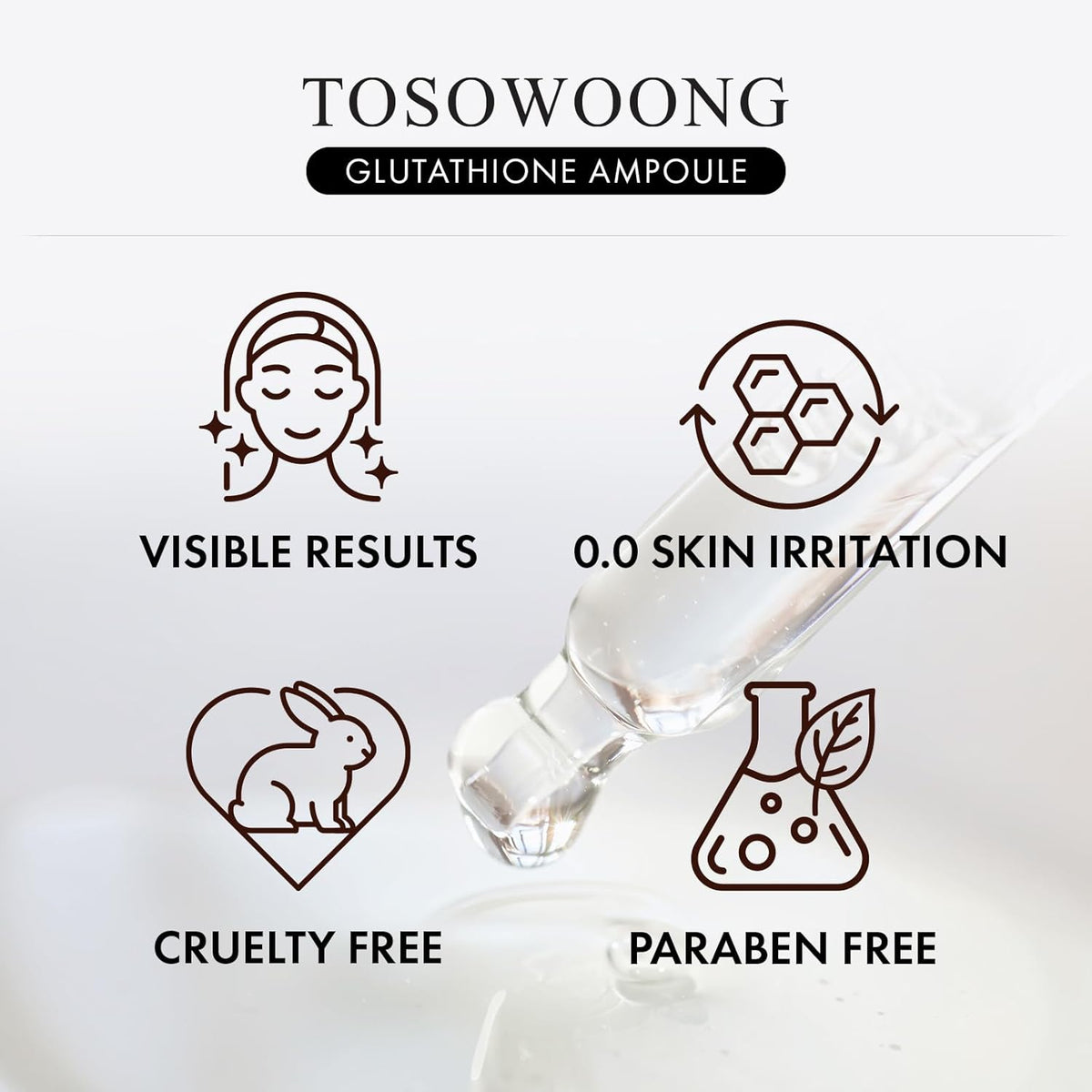 Glutathione Serum with 20,000ppm Glutathione, Niacinamide and hyaluronic acid, Dark Spot, Improve