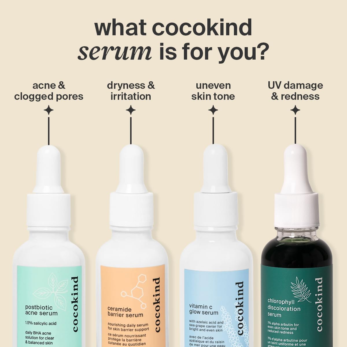 Cocokind Ceramide Barrier Serum, Hydrating Serum to Reduce Dryness, All Skin Types including