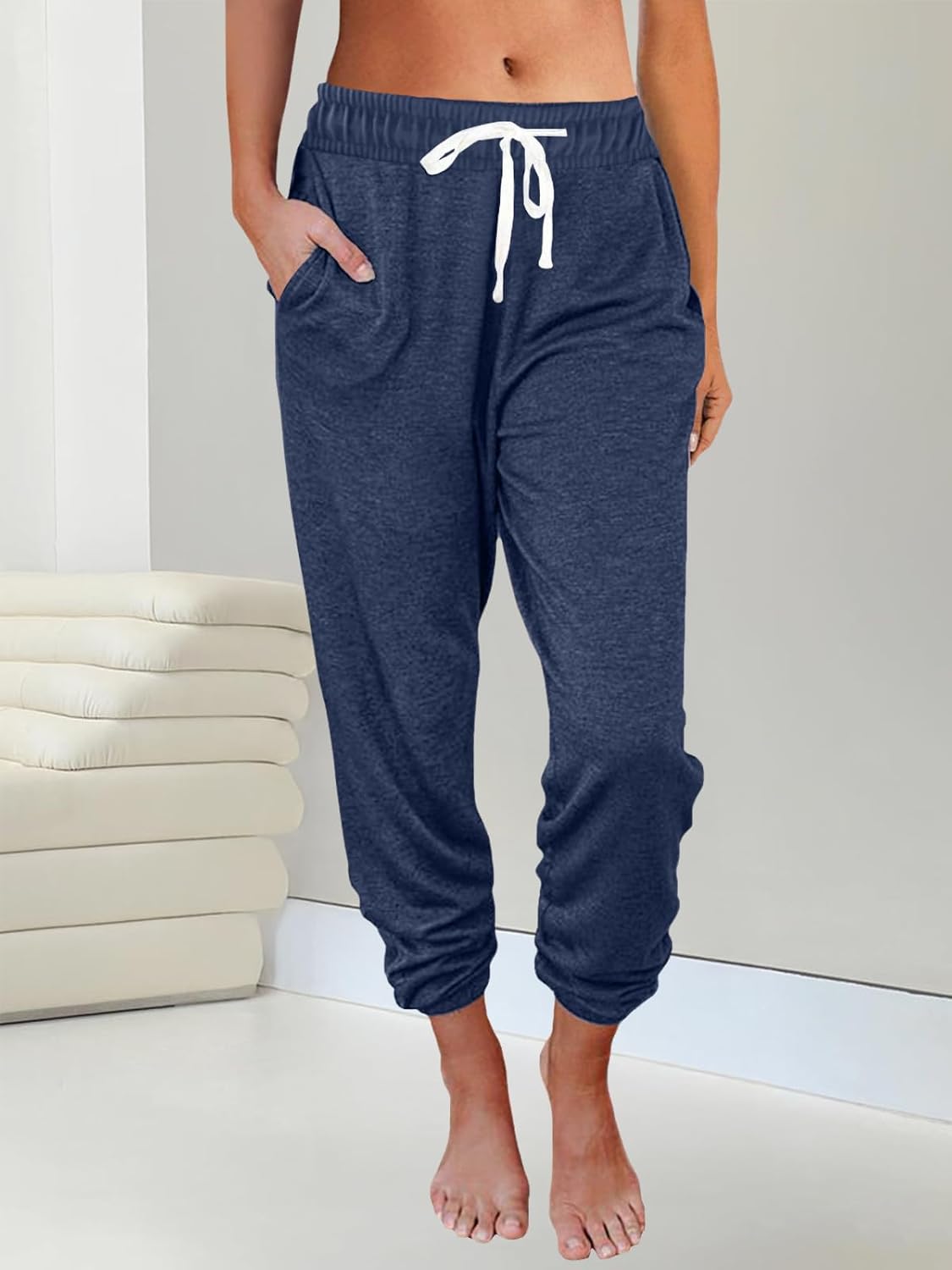 AUTOMET Sweatpants Women with Pockets Lounge Pajama Travel Pants Work Joggers Fall Clothes Winter