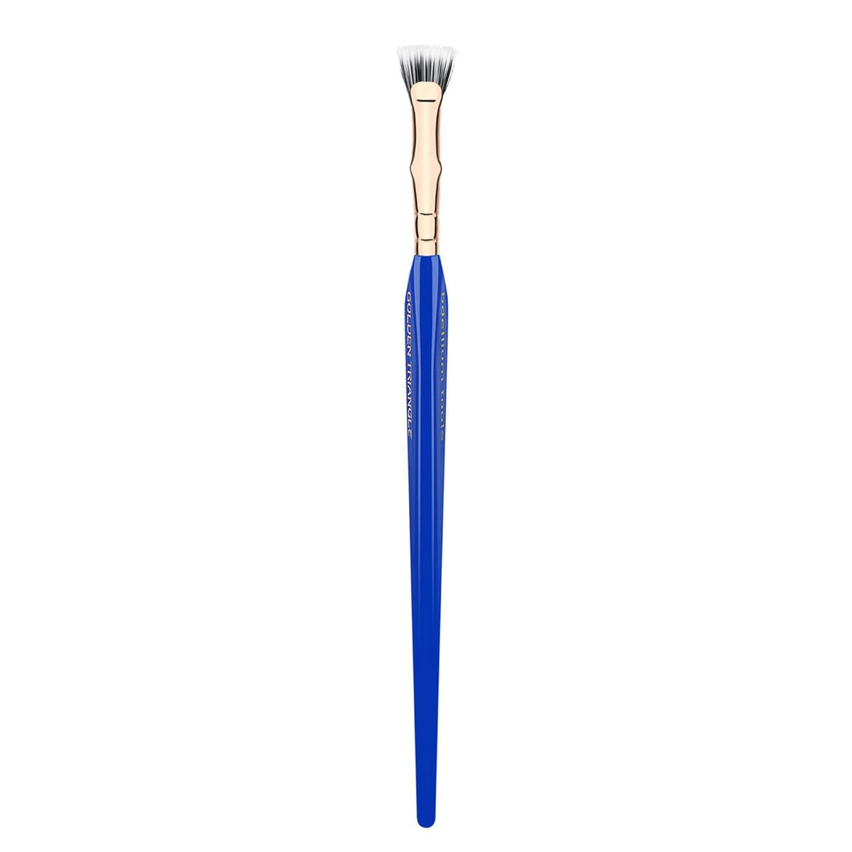 Bdellium Tools Professional Makeup Brush - Golden Triangle 730 Bent Mascara Fan - With All Vegan