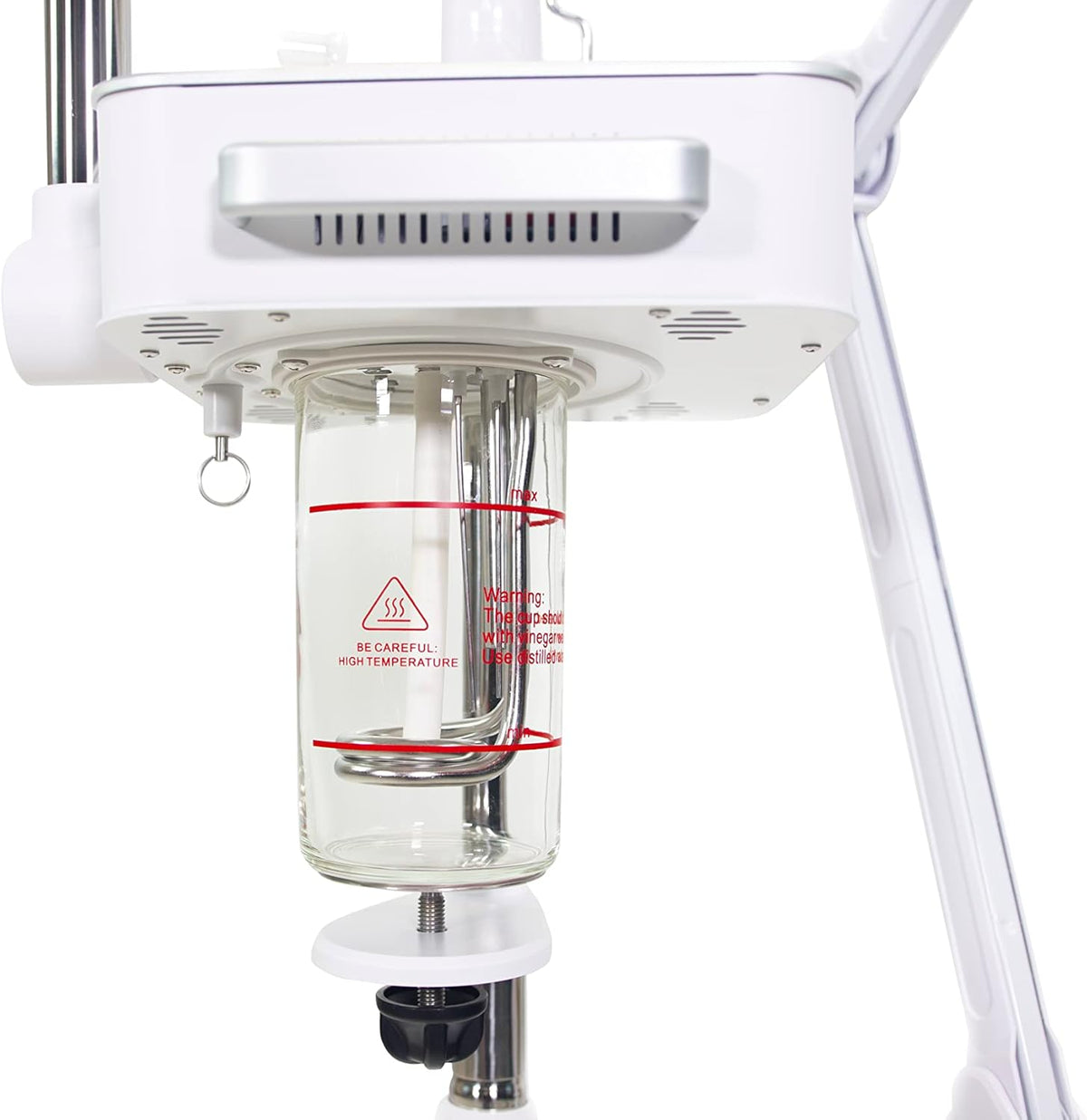 Facial Ozone Steamer 4 in 1 with Magnifying LED Light, High Frequency and Galvanic Aroma Therapy by