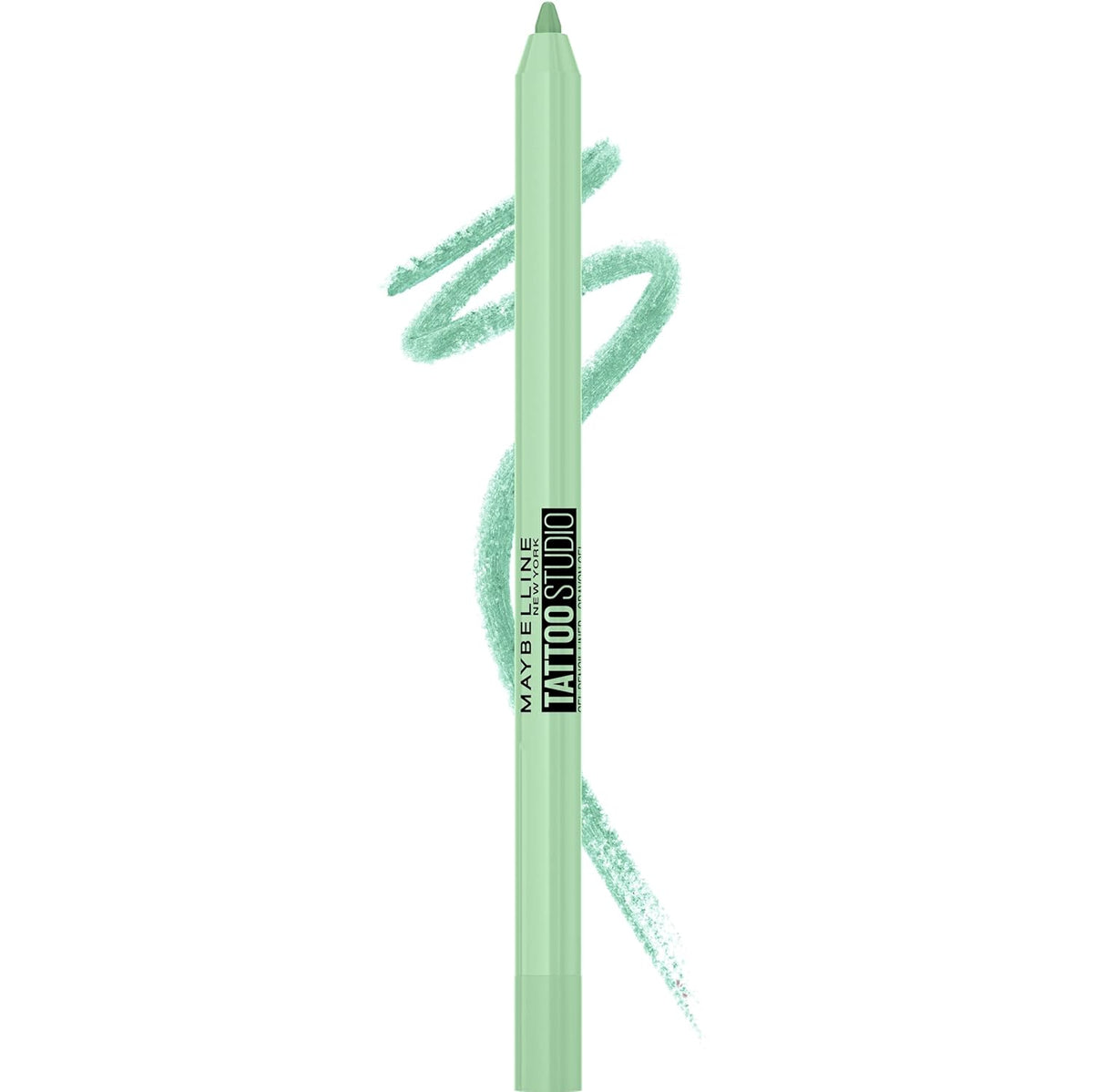 MAYBELLINE New York Tattoo Studio Long-Lasting Sharpenable Eyeliner Pencil, Glide on Smooth Gel