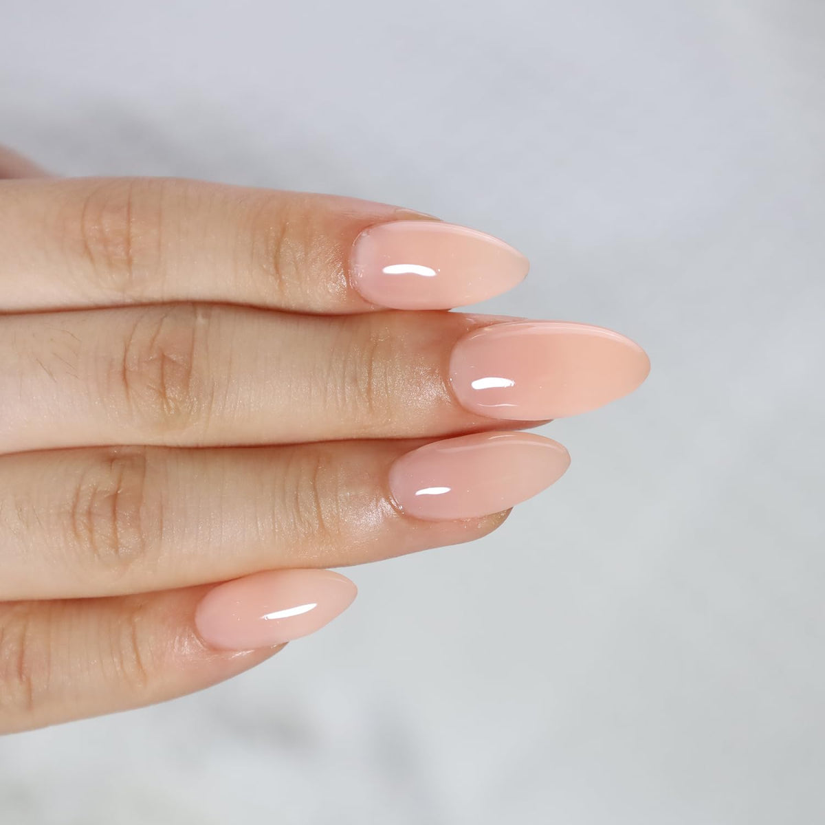 FZANEST Natural Nude Builder Gel For Nails, 15ml Rubber Builder Base Jelly Color Gel Polish Rubber