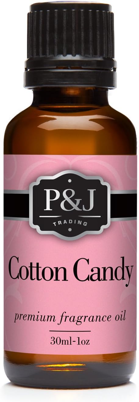 P&J Trading - Cotton Candy Scented Oil 30ml - Fragrance Oil for Candle Making, Soap Making
