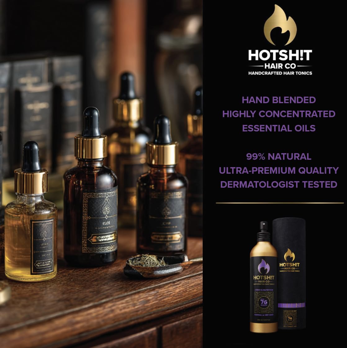 Mix #76 Hair & Scalp Nutrition for Dry & Damaged Hair – Deeply Moisturizing Natural Mist with