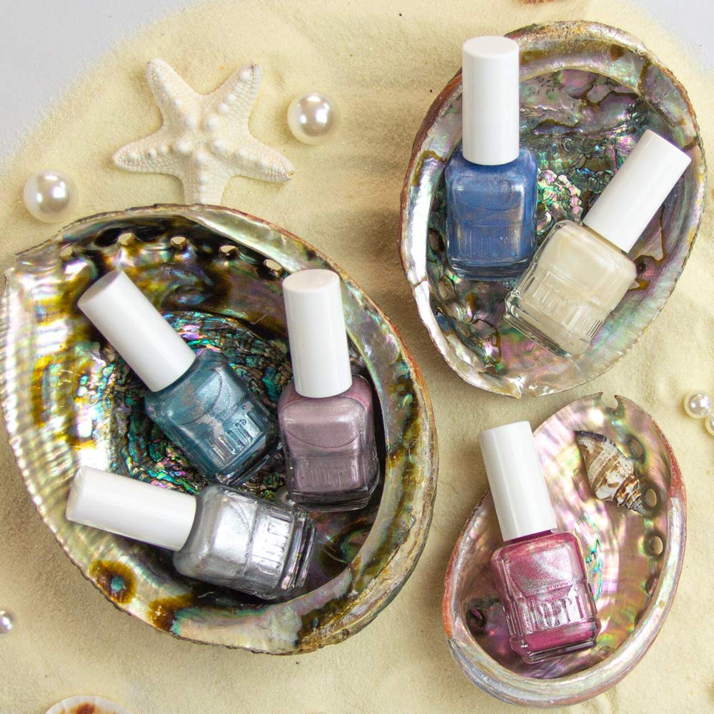 duri Nail Polish, 765 Cyber See, Light Lavender Metallic Shimmer, Full Coverage, Fast Drying, Long
