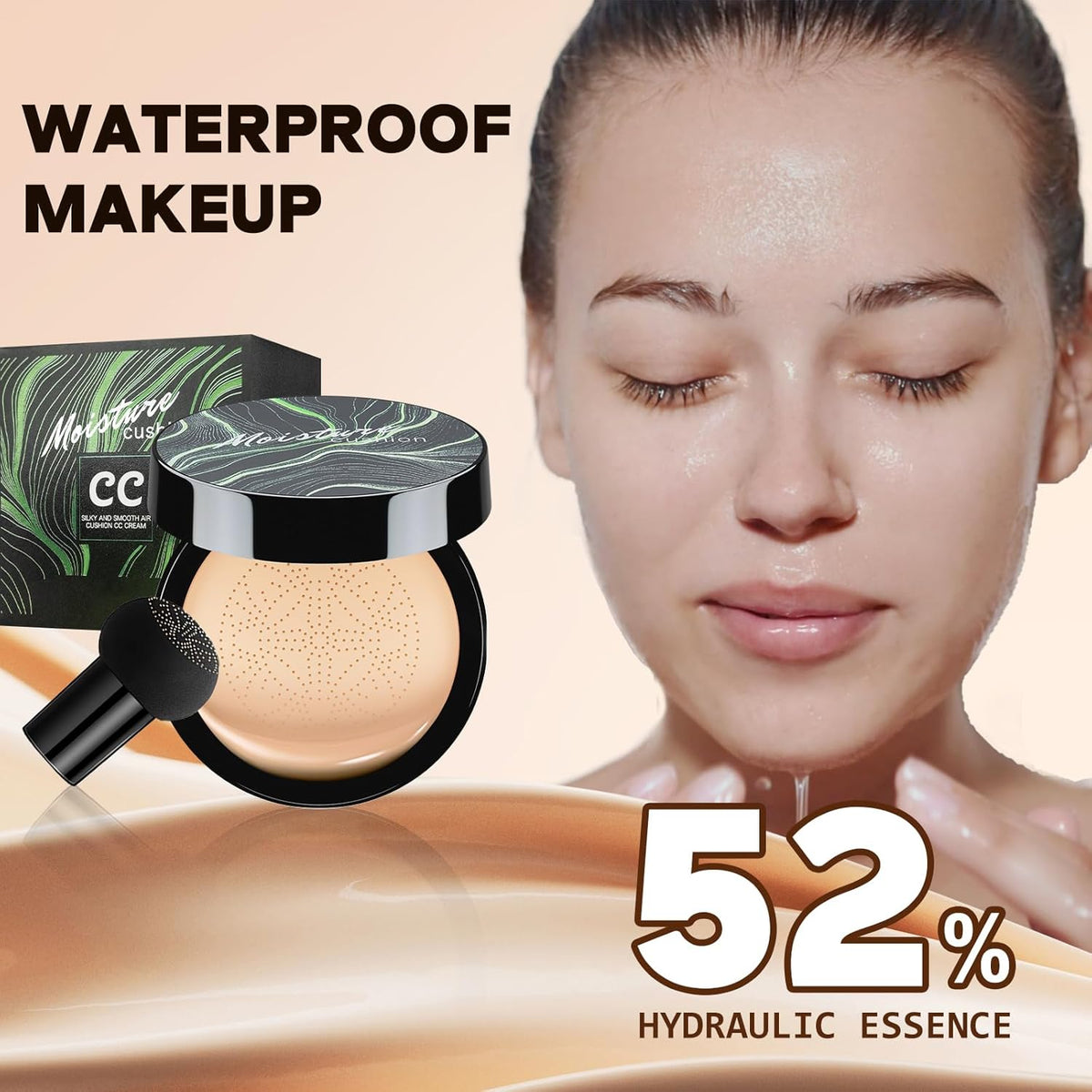 Mushroom Head Air Cushion CC Cream - BB Cream Foundation Makeup Concealer Moisturizing Oil Control