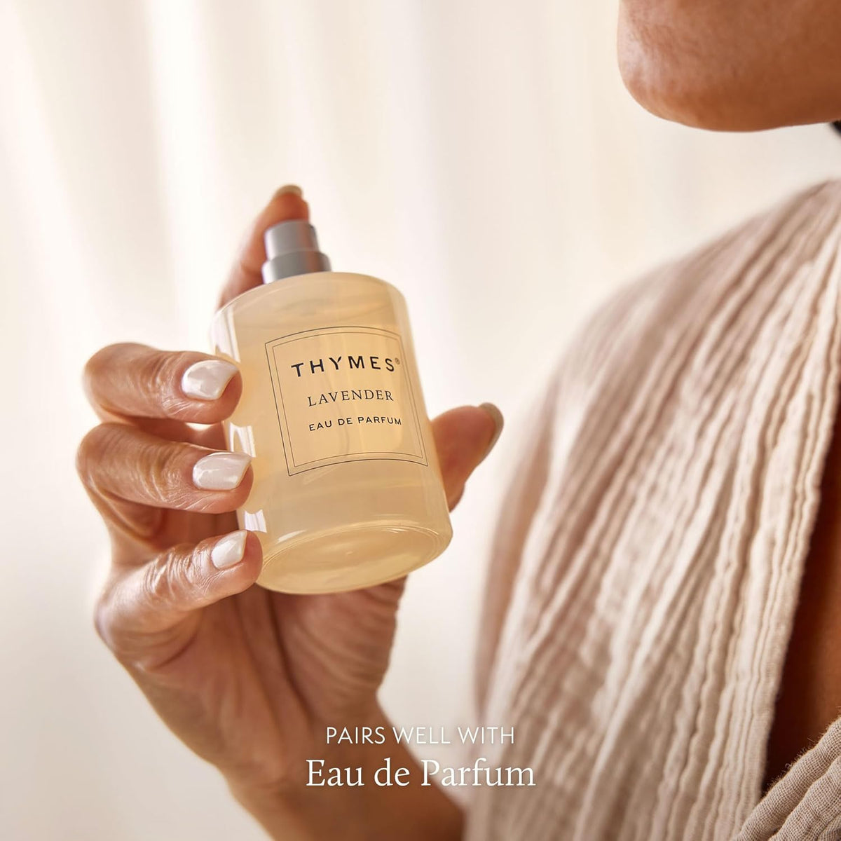 Thymes Restorative Hand Cream for Women & Men - Moisturizing Hand Cream Travel Size - Notes of