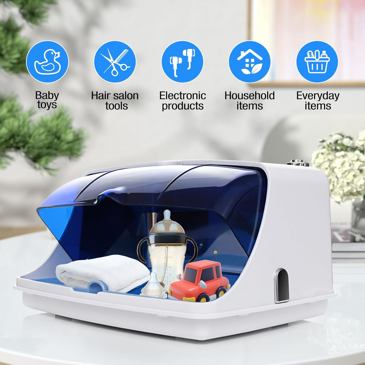 UV Sanitizer Box Professional Home Appliances Salon LED UV Light Sanitizer For Phone Baby Bottle