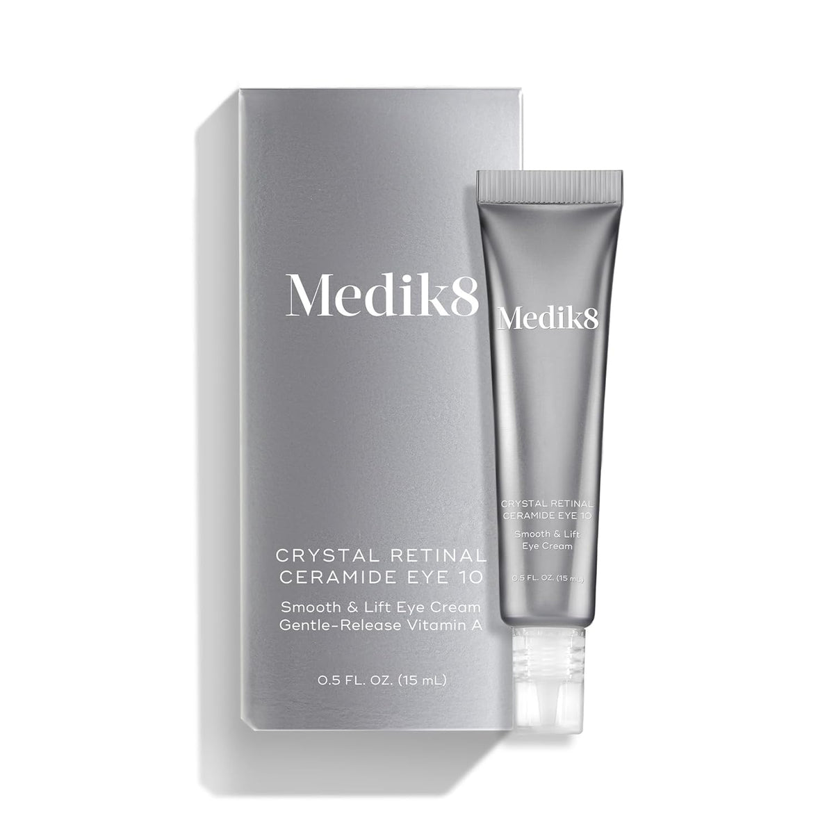 Medik8 Crystal Retinal Ceramide Eye 10 - Gentle Vitamin A Eye Cream - Reduces Appearance of