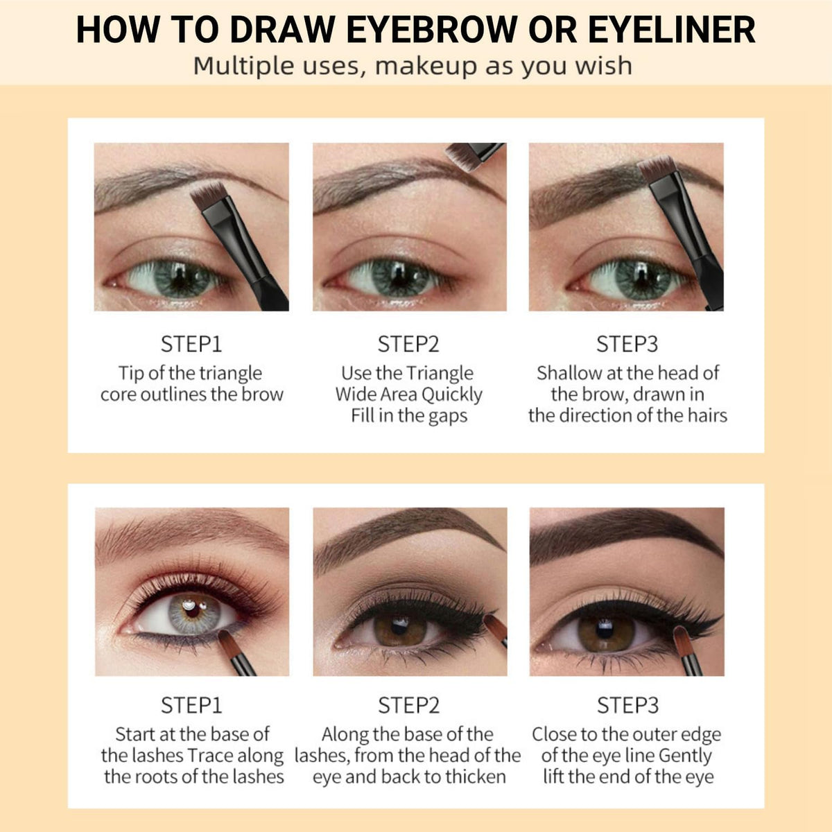Eyebrow Pomade - Waterproof Brow Pomade for Long-lasting Results,Smudge Proof and Sweat Resistant