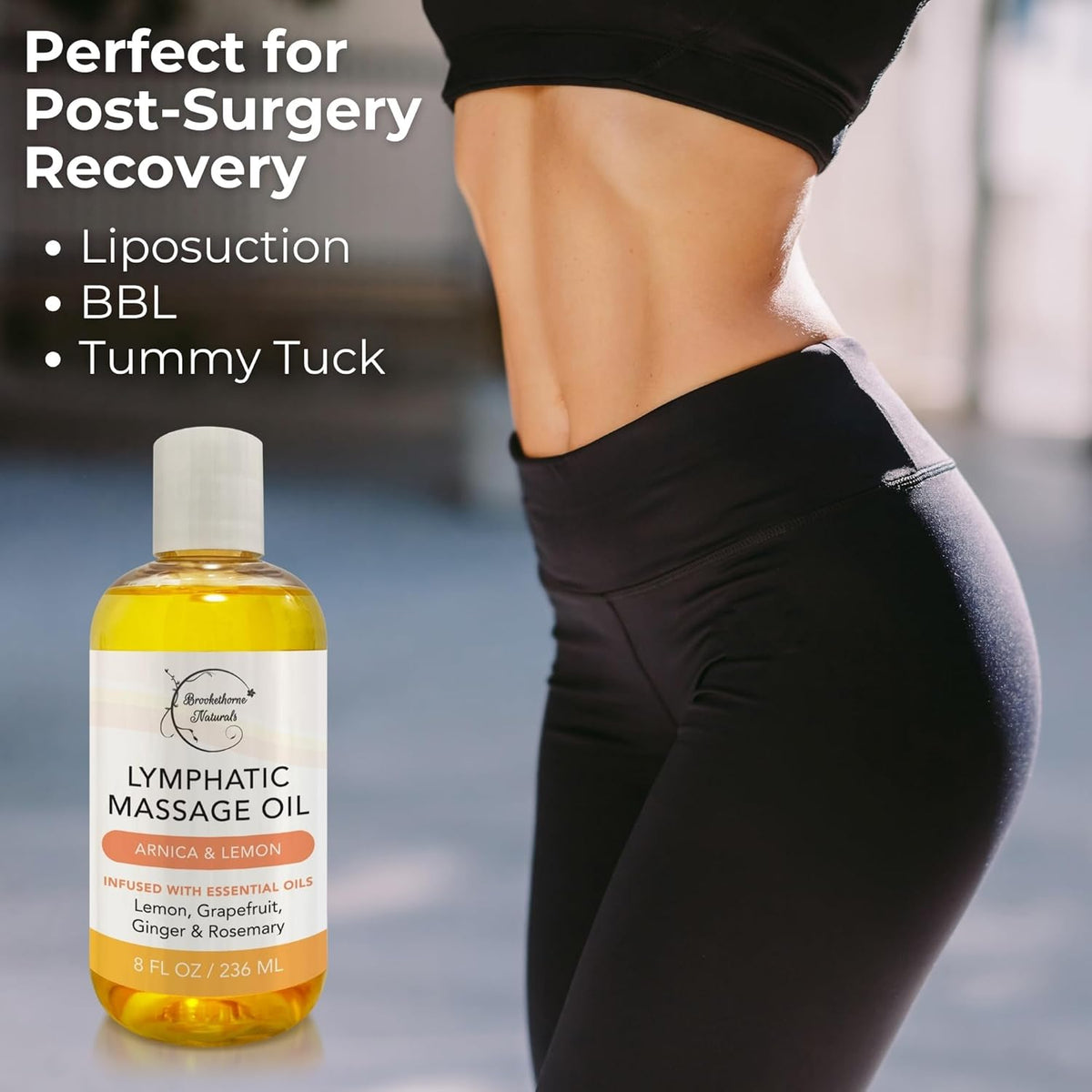 Lymphatic Massage Oil for Massage Therapy | 100% Natural Lymphatic Drainage Oil | Premium Quality