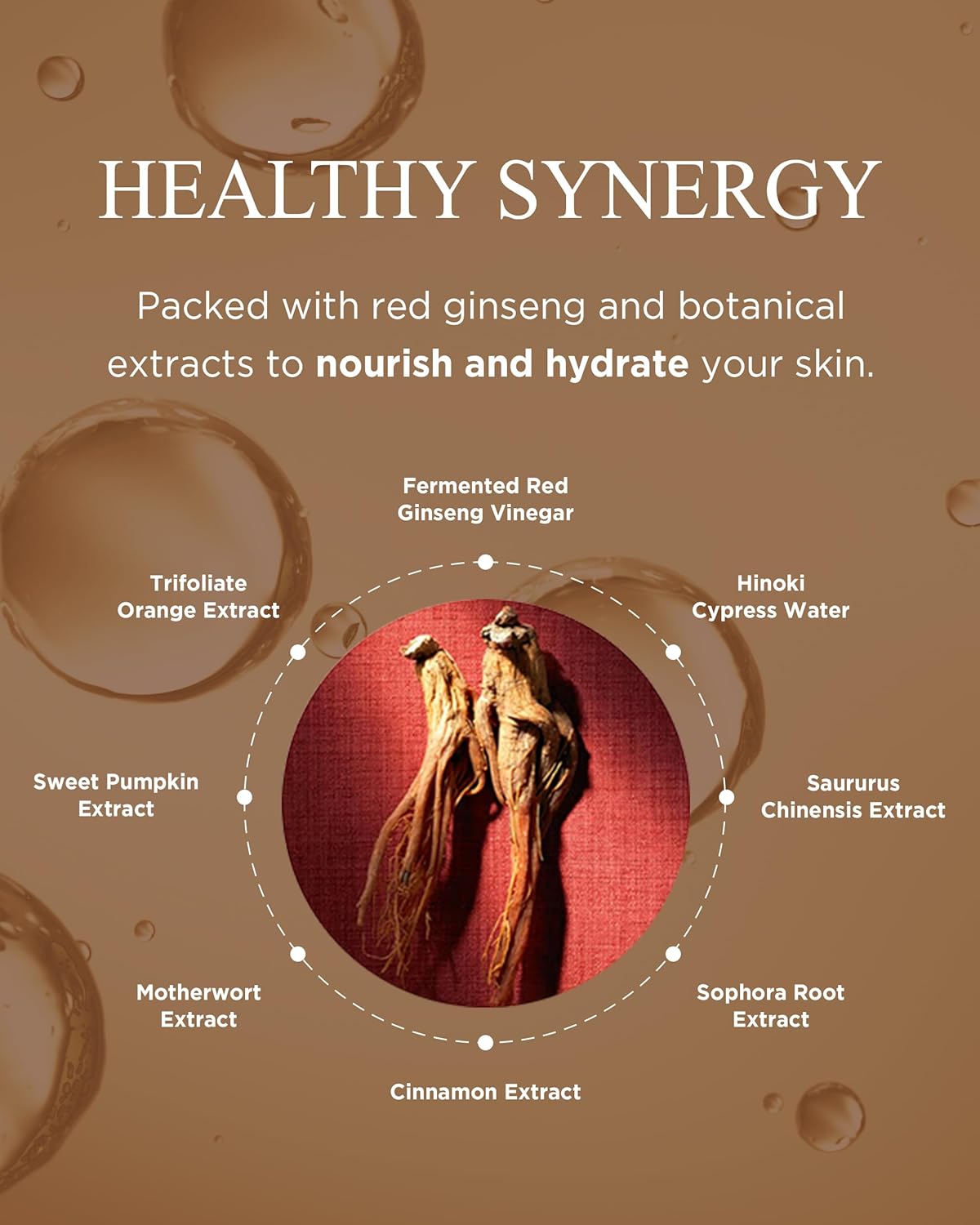 Bonyongo Red Ginseng Vinegar Skin Toner – Refreshing & Moisturizing Face Toner for Smooth, Youthful