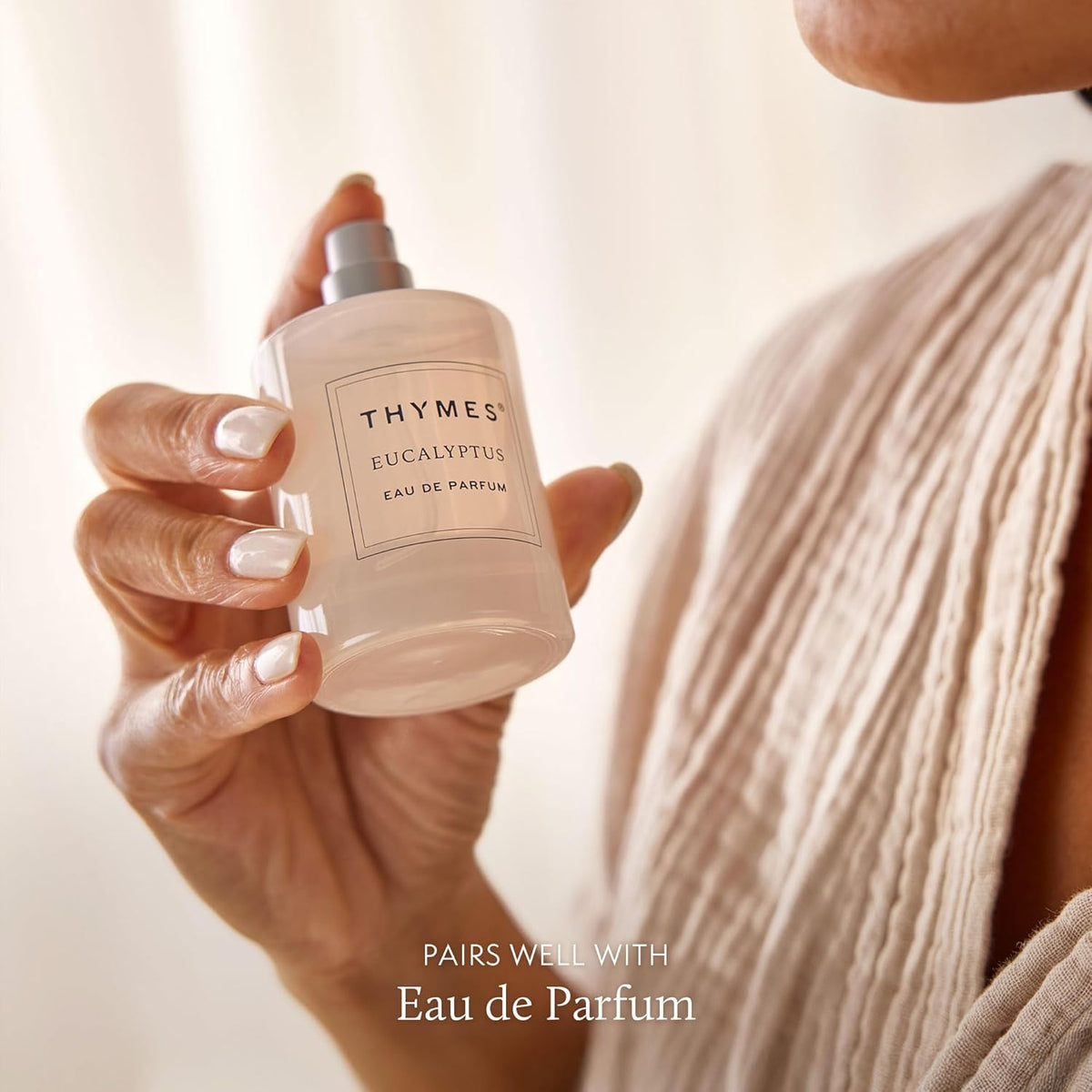 Thymes Restorative Hand Cream for Women & Men - Moisturizing Hand Cream Travel Size - Notes of