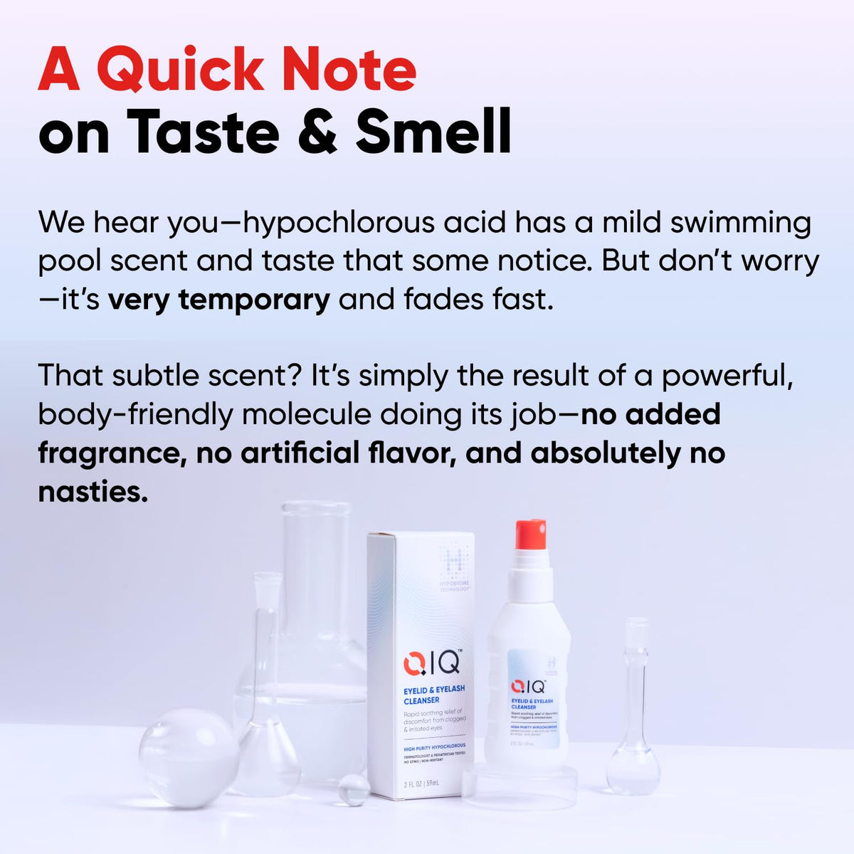 Eyelash and Eyelid Cleanser – High Purity Hypochlorous Eye Wash Solution, Lid and Lash Cleanser