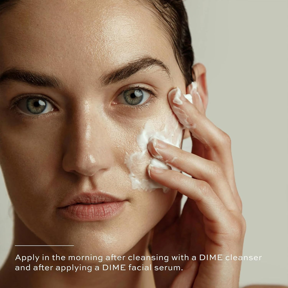 Dime Beauty Dewy Day Cream, Morning Face Moisturizer with Rosehip Oil and Tremella Snow Mushroom
