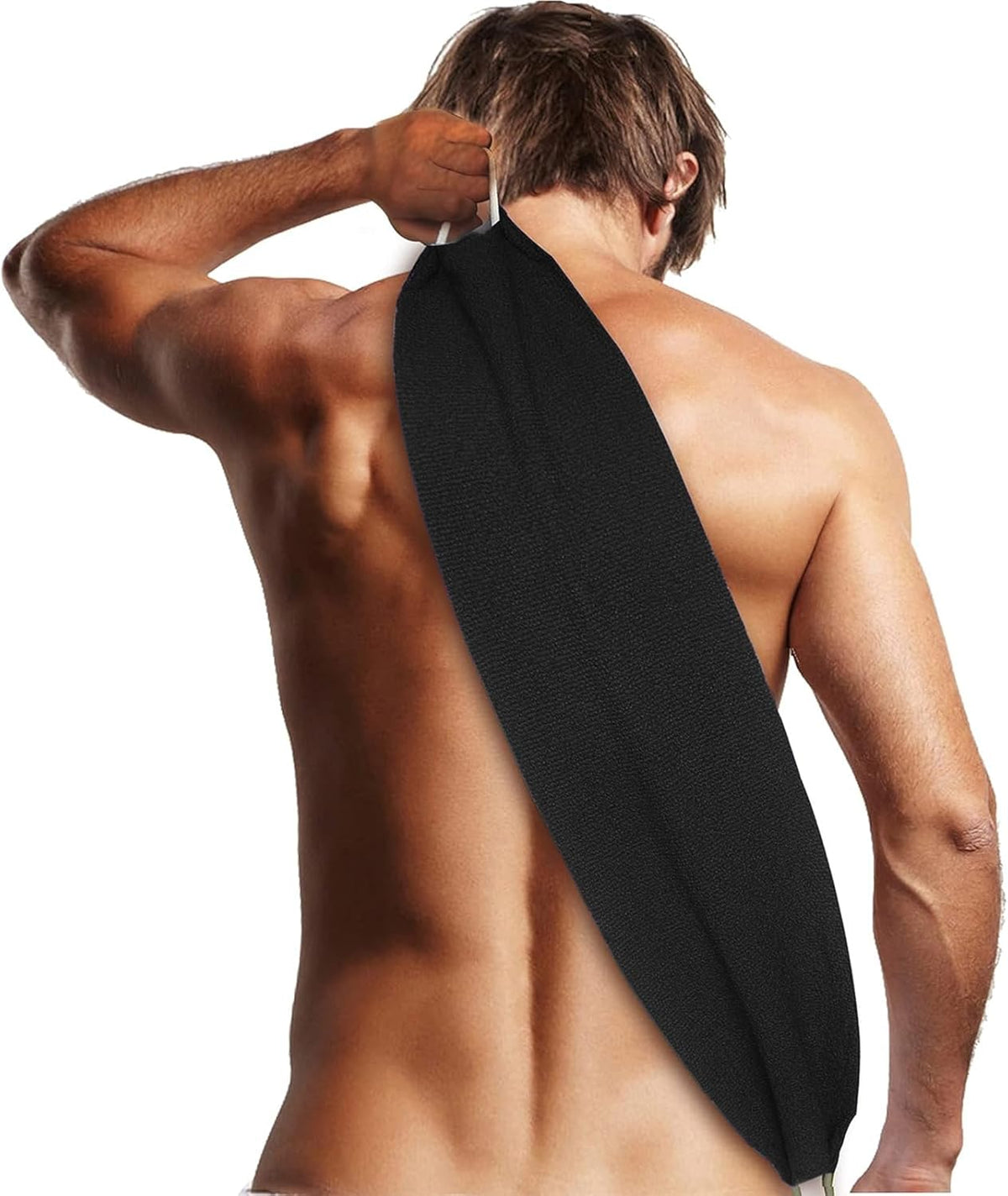 Evridwear Exfoliating Back Scrubber for Shower - Double-Sided Body Scrubber with Handles, Deep