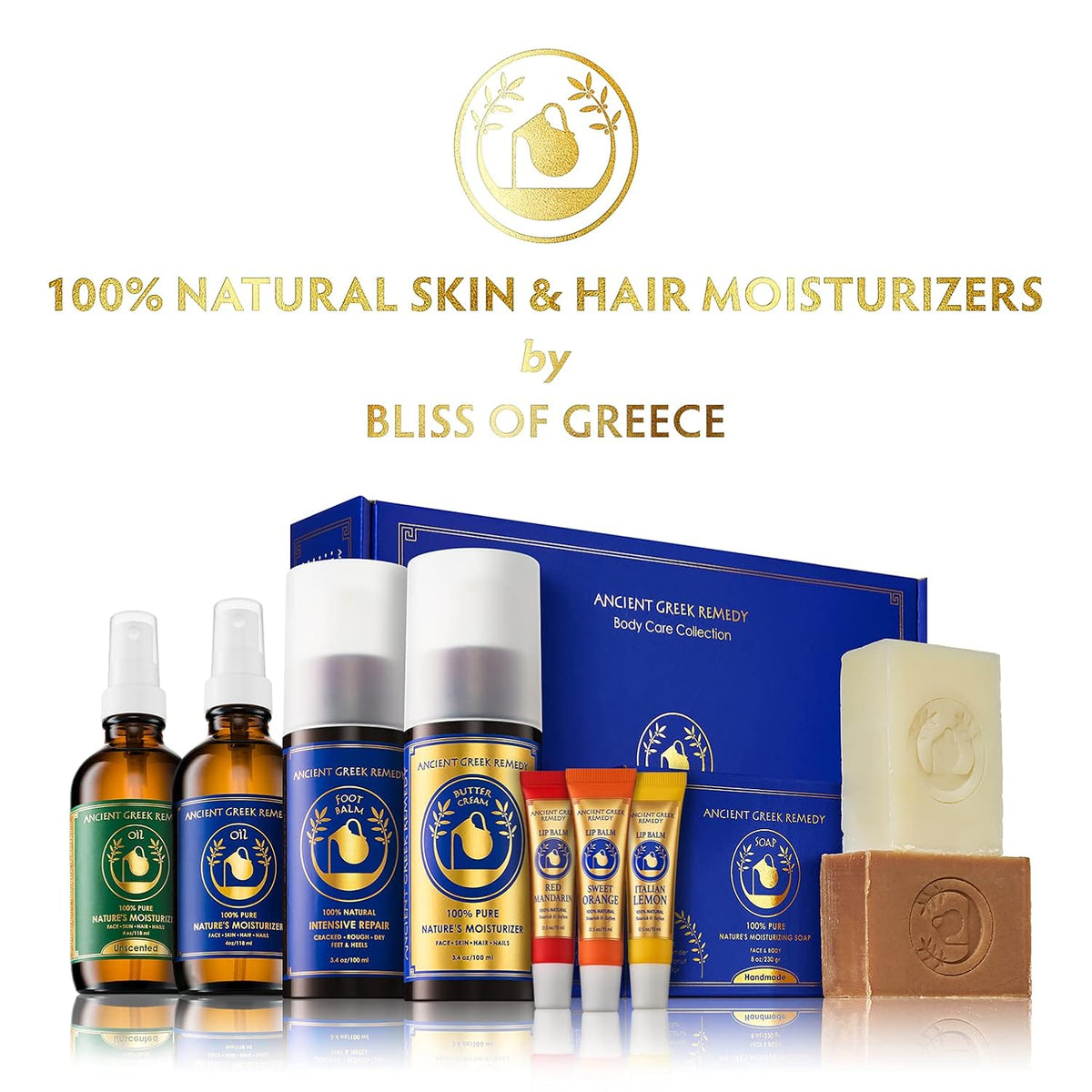 Ancient Greek Remedy After Shower Body Oil for Women - Organic Face Oil & Body Moisturizer for Dry