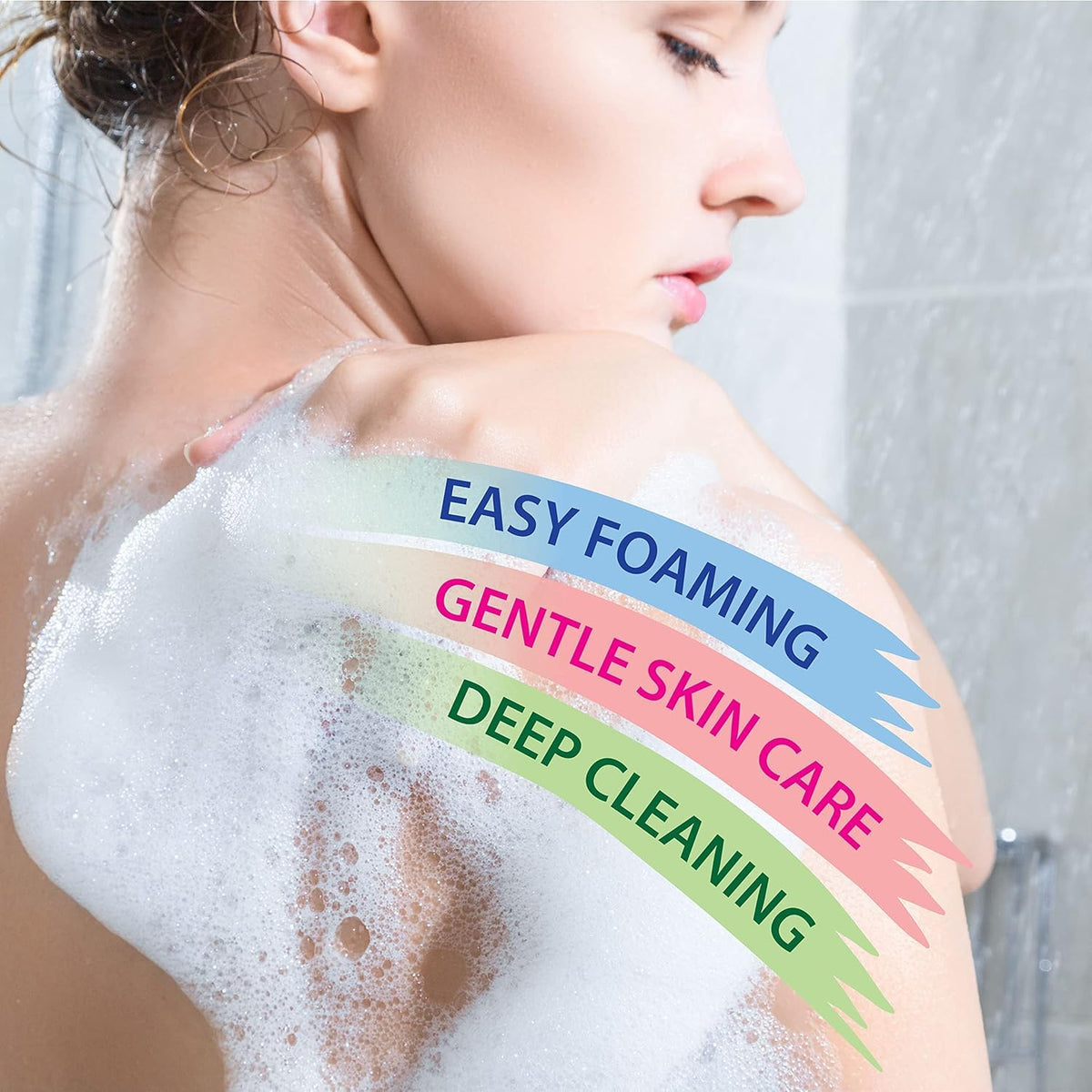 Dead Sea Collection Almond Vanilla Body Wash for Women and Men – Almond Vanilla Scent with Dead Sea