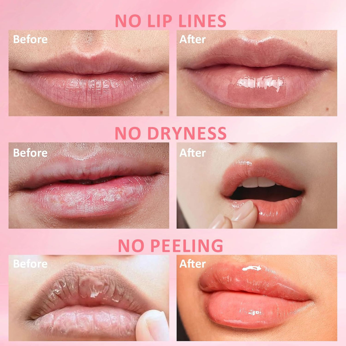 DMSKY Bee Lip Balm Honey Pot 6 PCS, Nourish & Hydrate Lip Sleeping Mask with Vitamin E, Lip Mask