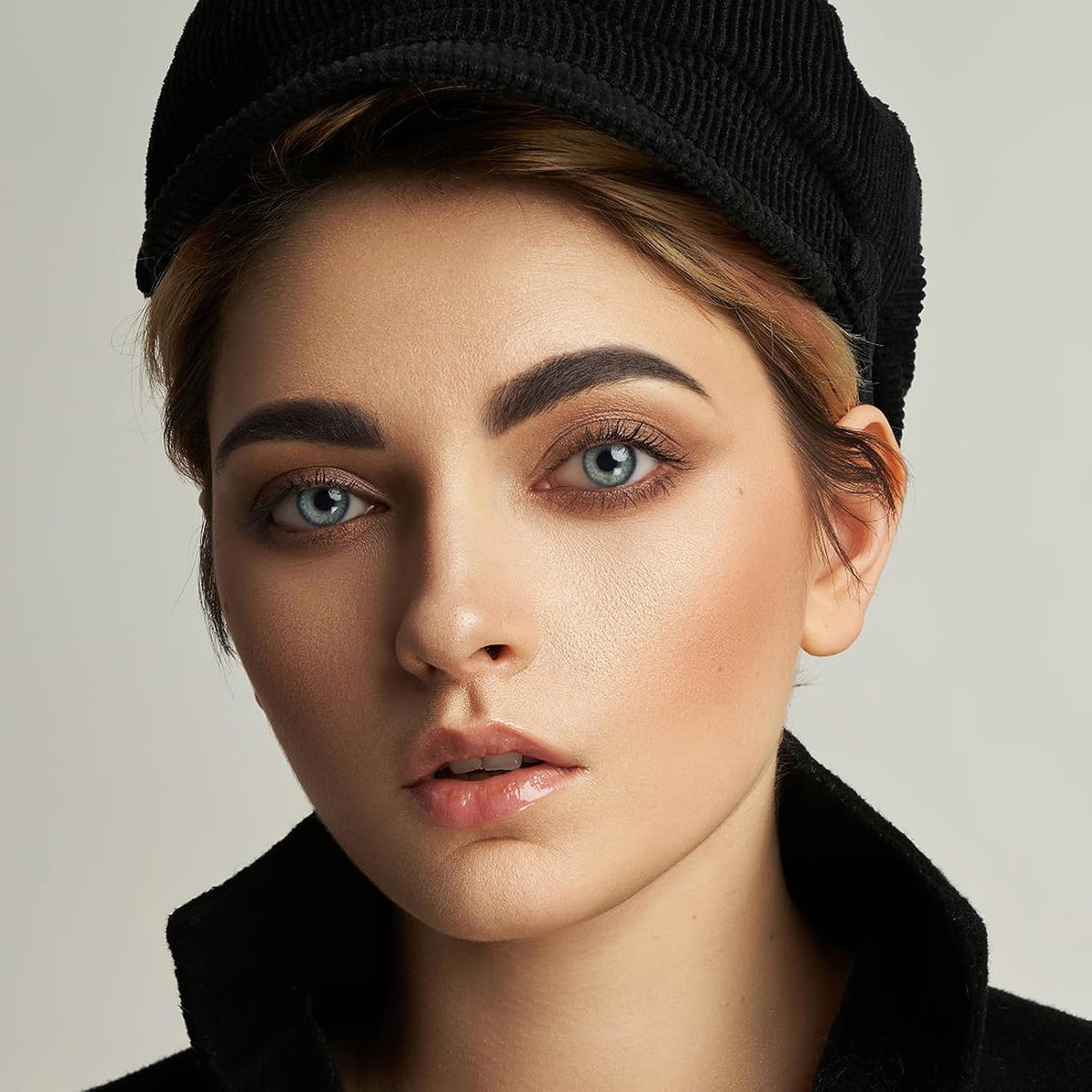 Boobeen Eyebrow Powder Kit, 2-color Waterproof Eyebrow Palette Makeup to Definer & Filler Brows