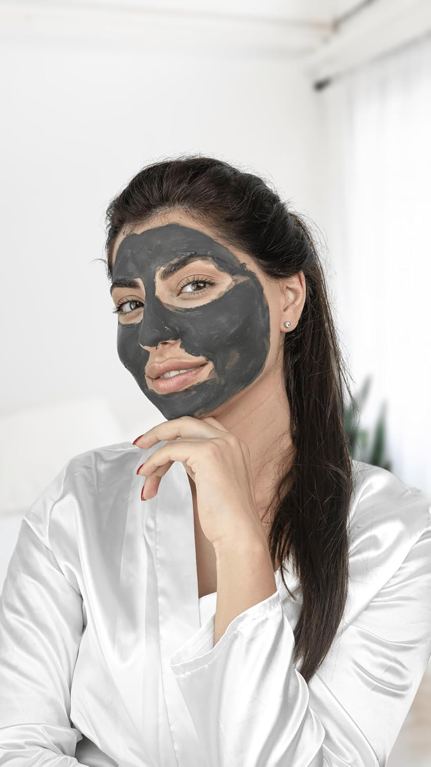 KAWAR Dead Sea Mud Mask with Aloe Vera for Face and Body - Spa Quality Pore Reducer for Acne
