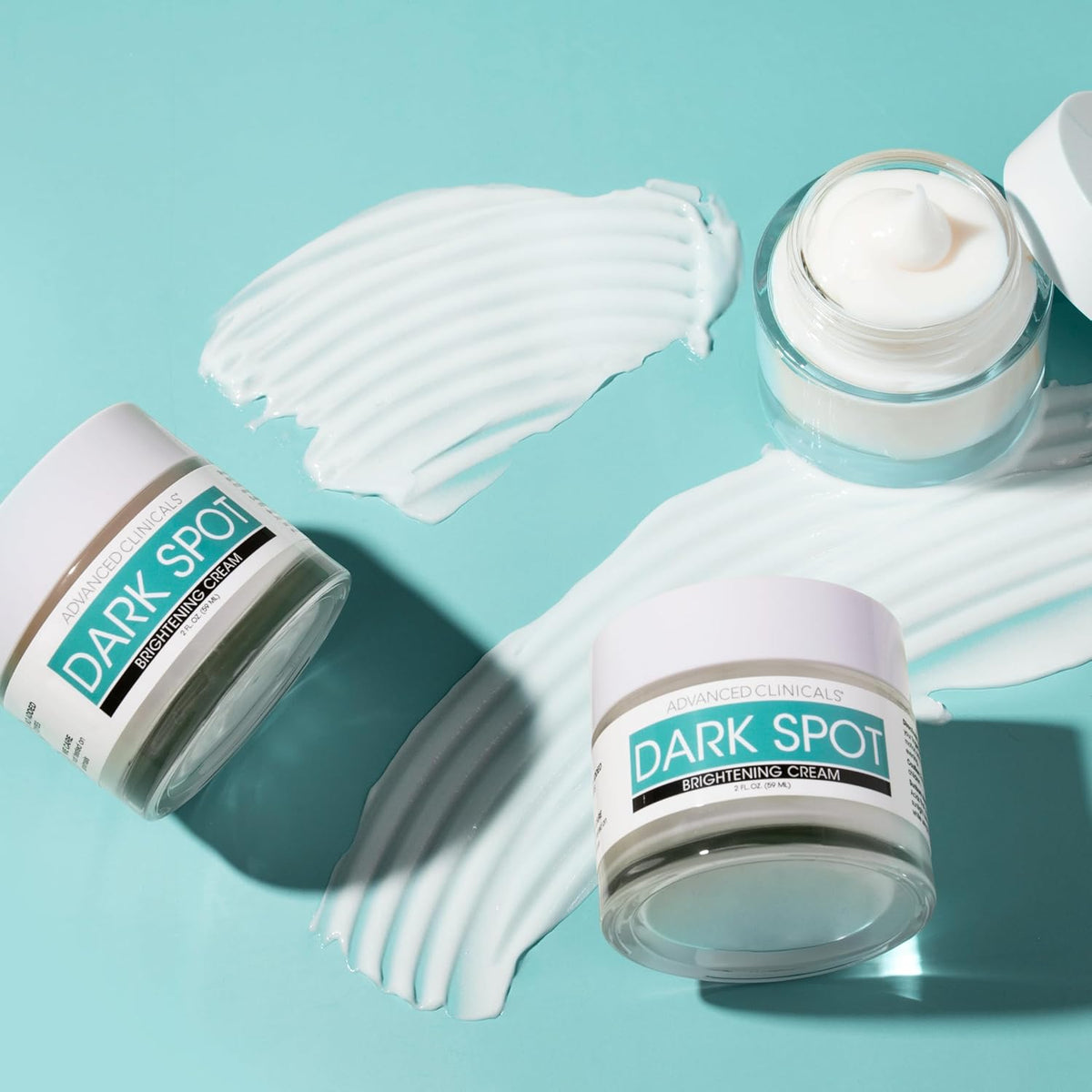 Advanced Clinicals Dark Spot Face Moisturizer | Lactic Acid Lotion For Face With Caffeine, Cocoa