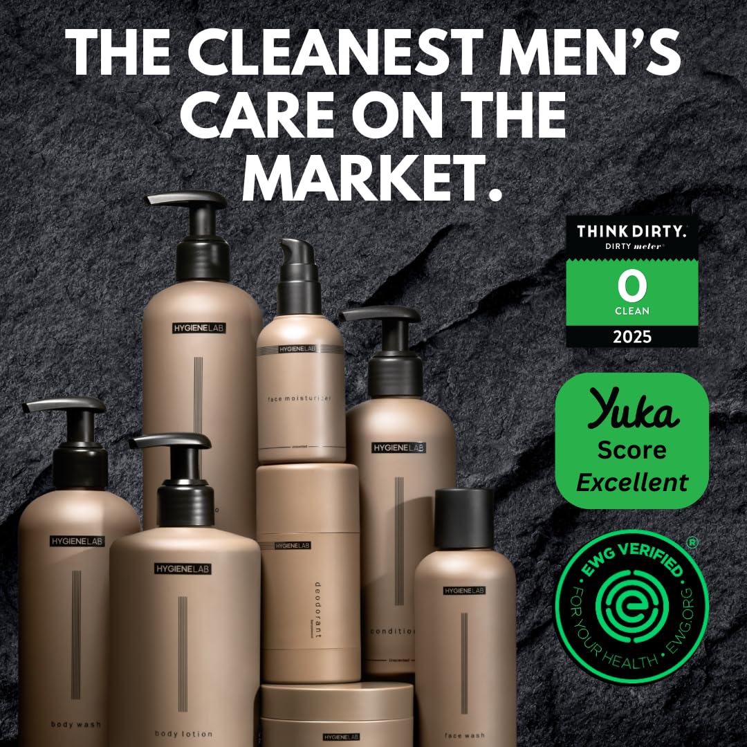 Body Lotion for Men – EWG Verified, Ultra Hydrating, Non-Toxic, Fast-Absorbing, Fragrance-Free
