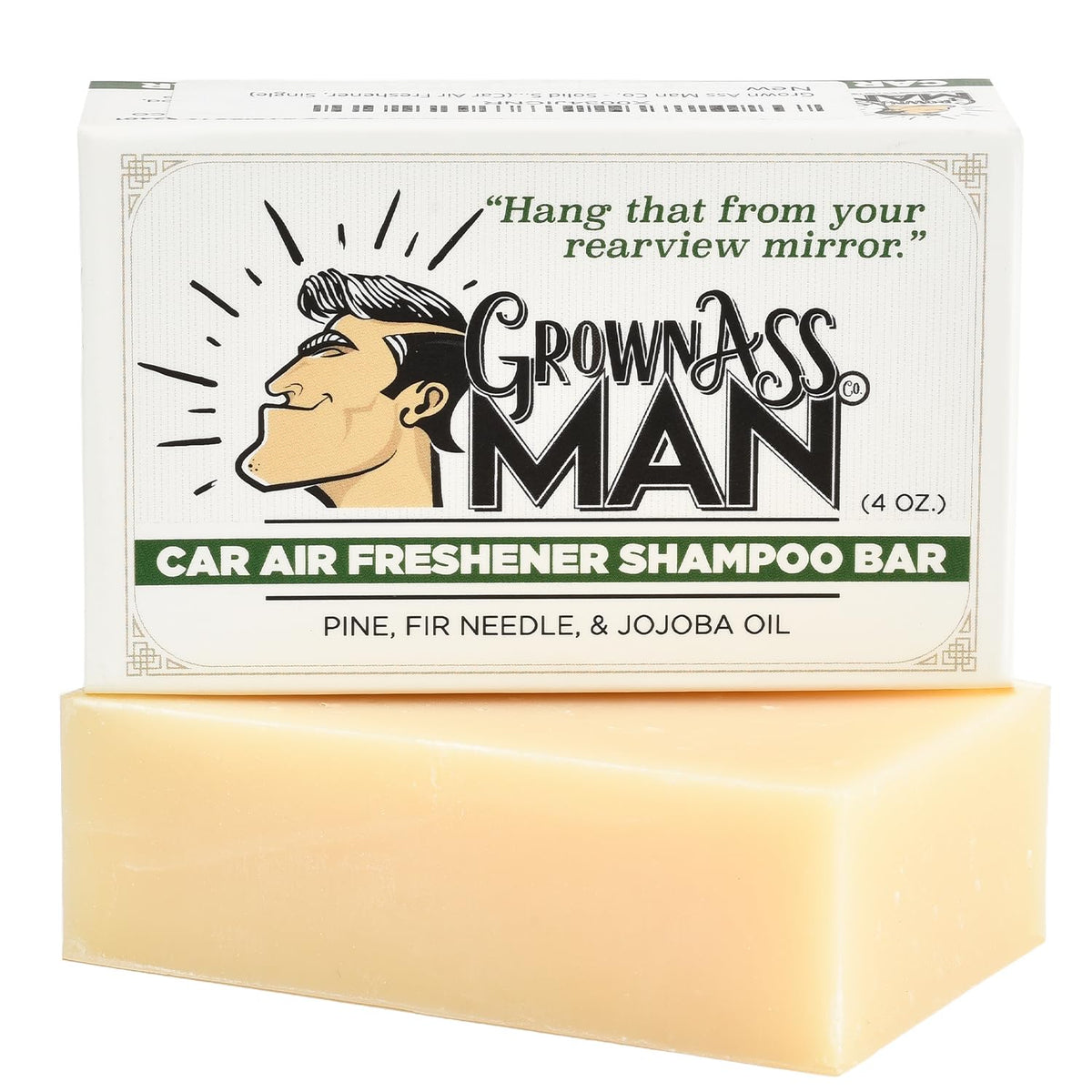 Solid Shampoo Bar Rich Lather 3 in 1: Hair, Beard & Body Wash - Plastic Free & Eco-Friendly