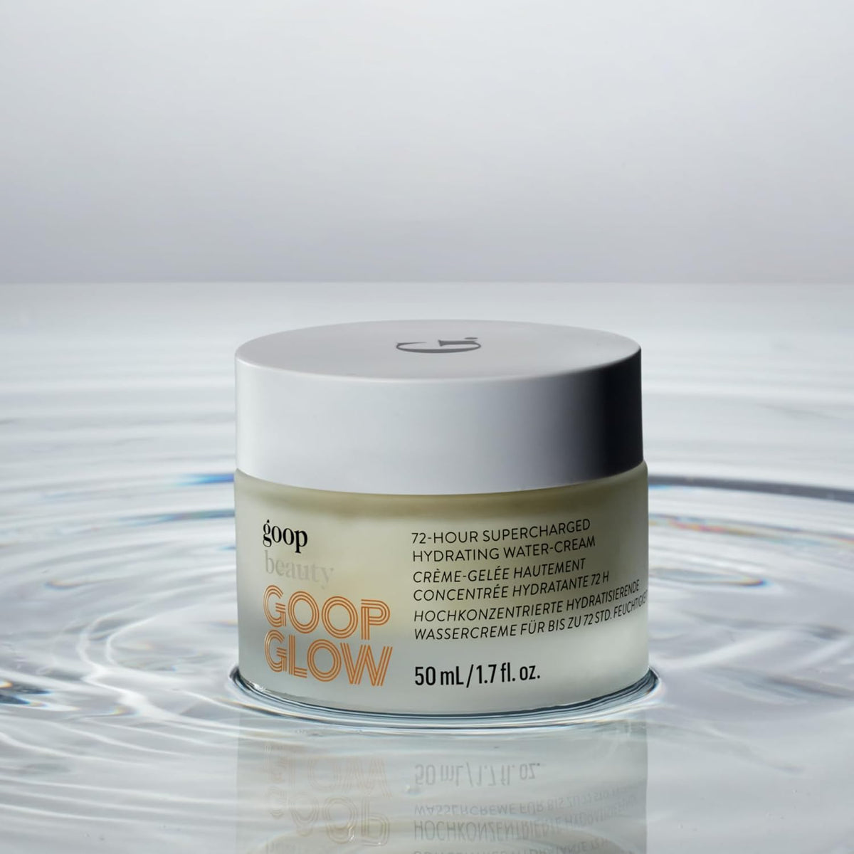 goop Beauty 72-Hour Hydrating Water Cream | Matte Moisturizer for All Skin Types | Niacinamide &