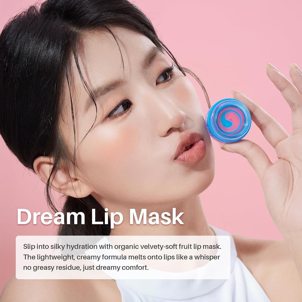 Blueberry Lip Sleeping Mask Overnight -Original Dual-Color Lip Balm for Softer and Smoother Lips