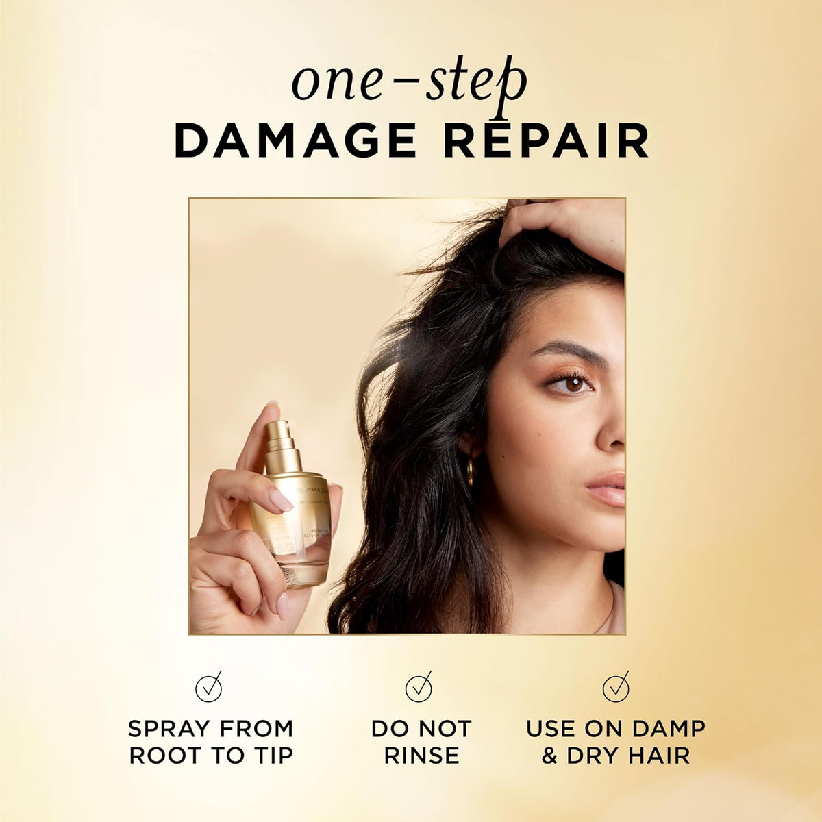 Pantene Pro-Vitamin Essence, Daily Repair Mist, Weightless Leave-On Treatment Strengthens &