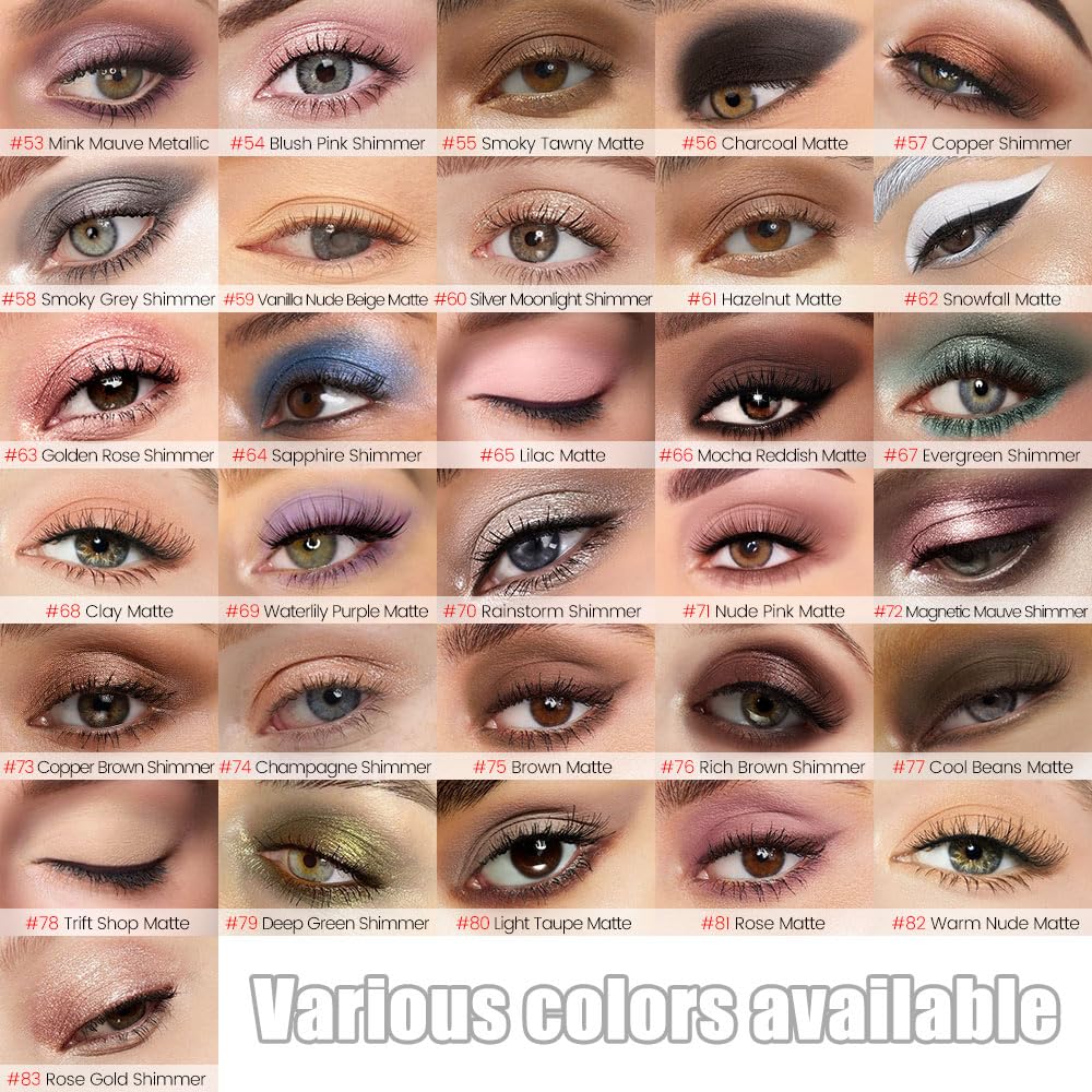 Kaely Cream Eye Shadow Sticks, Waterlily Purple Matte Eyeliner Pencil Eyeshadow Palette Makeup, Eye