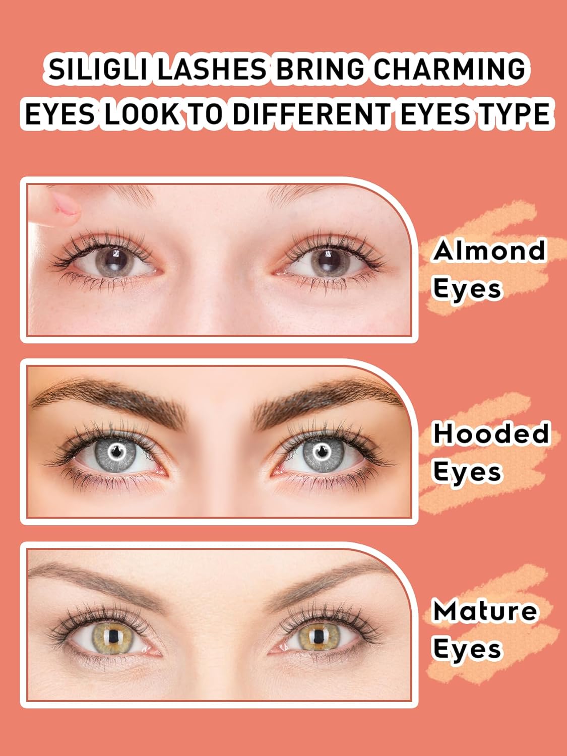 False Eyelashes Natural Look Wispy Lashes 10mm Short Lash C Curl 0.1MM Thin Band Lashes Pack