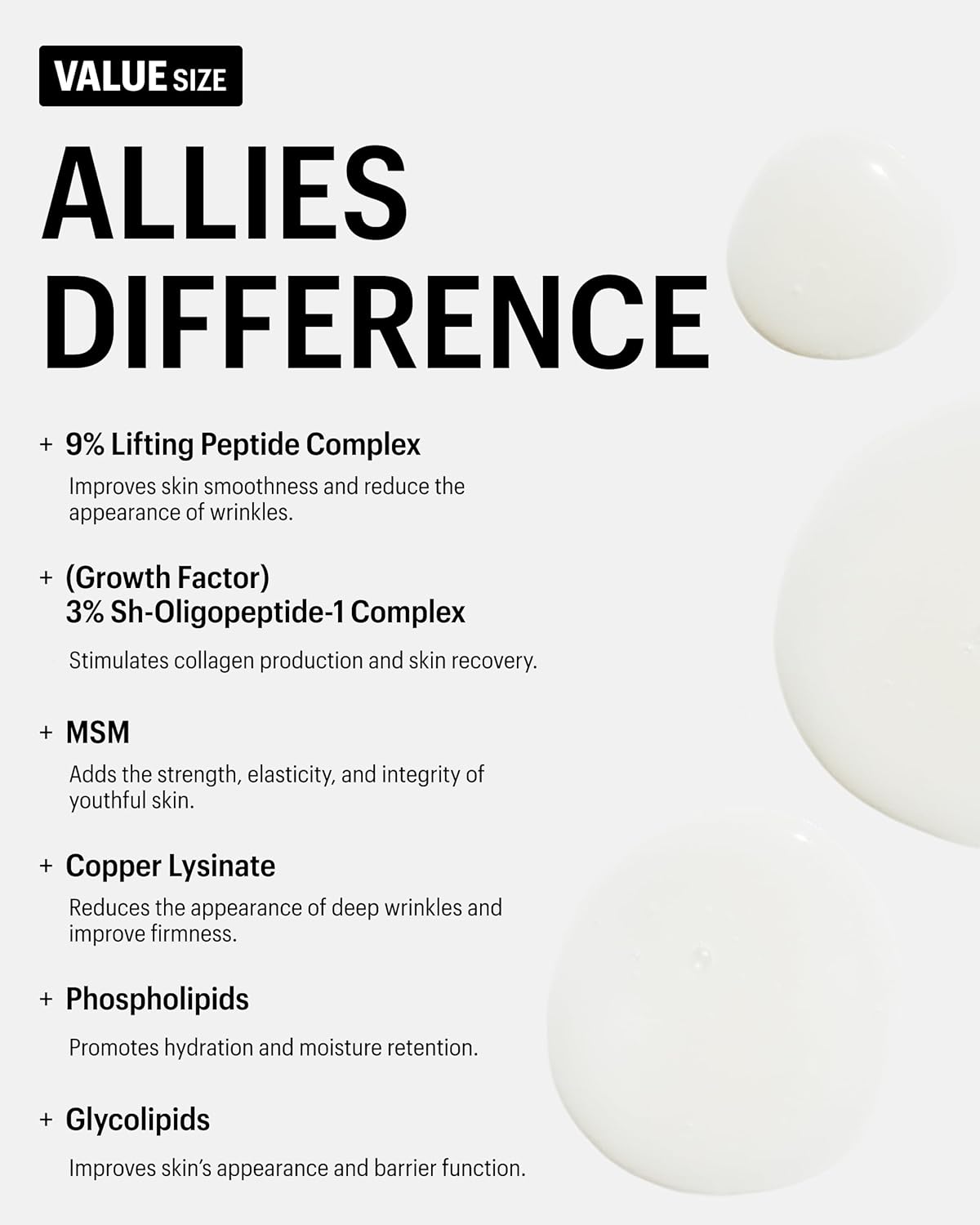 Allies of Skin Jumbo Size Multi Peptides & Growth Factor Collagen Boosting Face Serum | Skin