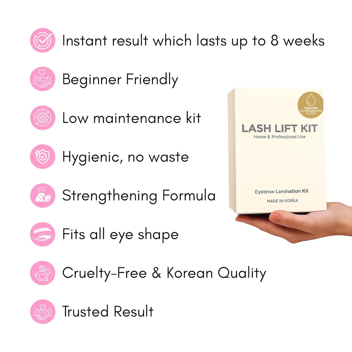 Korean Lash Lift Kit - Eye Brow Lamination Kit Eyelash Perm Kit Eyelash Lift Kit Lash Perm Eyebrow