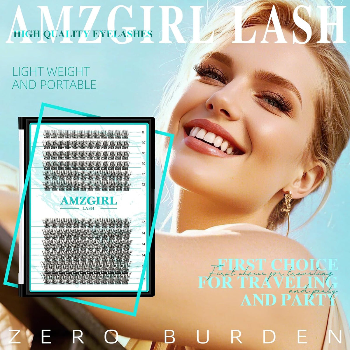 Lash Clusters Wispy 144PCS Eyelash Extension Cluster Lashes Individual Lashes DIY Lash Extension