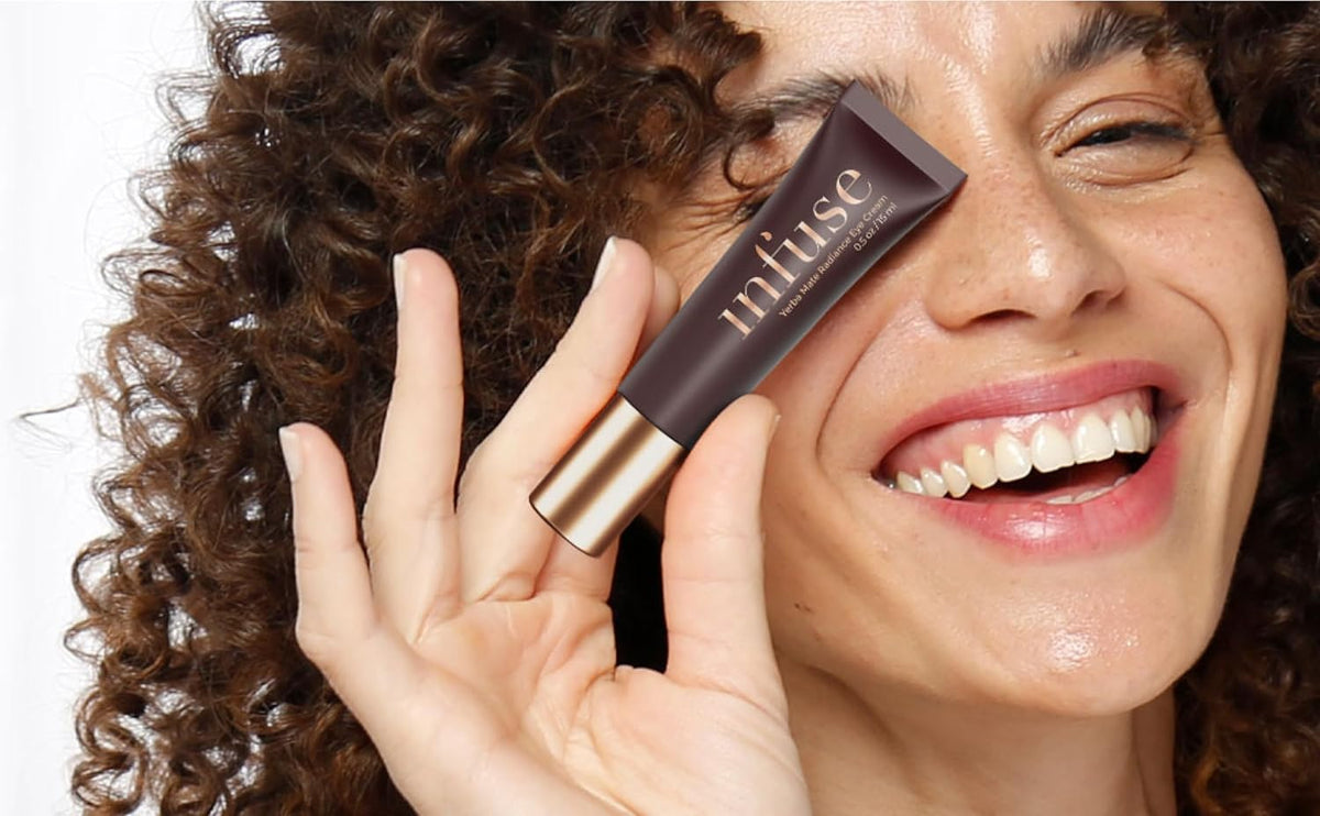Infuse Eye Cream for Dark Circles with Good Molecules and Hyaluronic Acid Serum, Reduces Puffiness